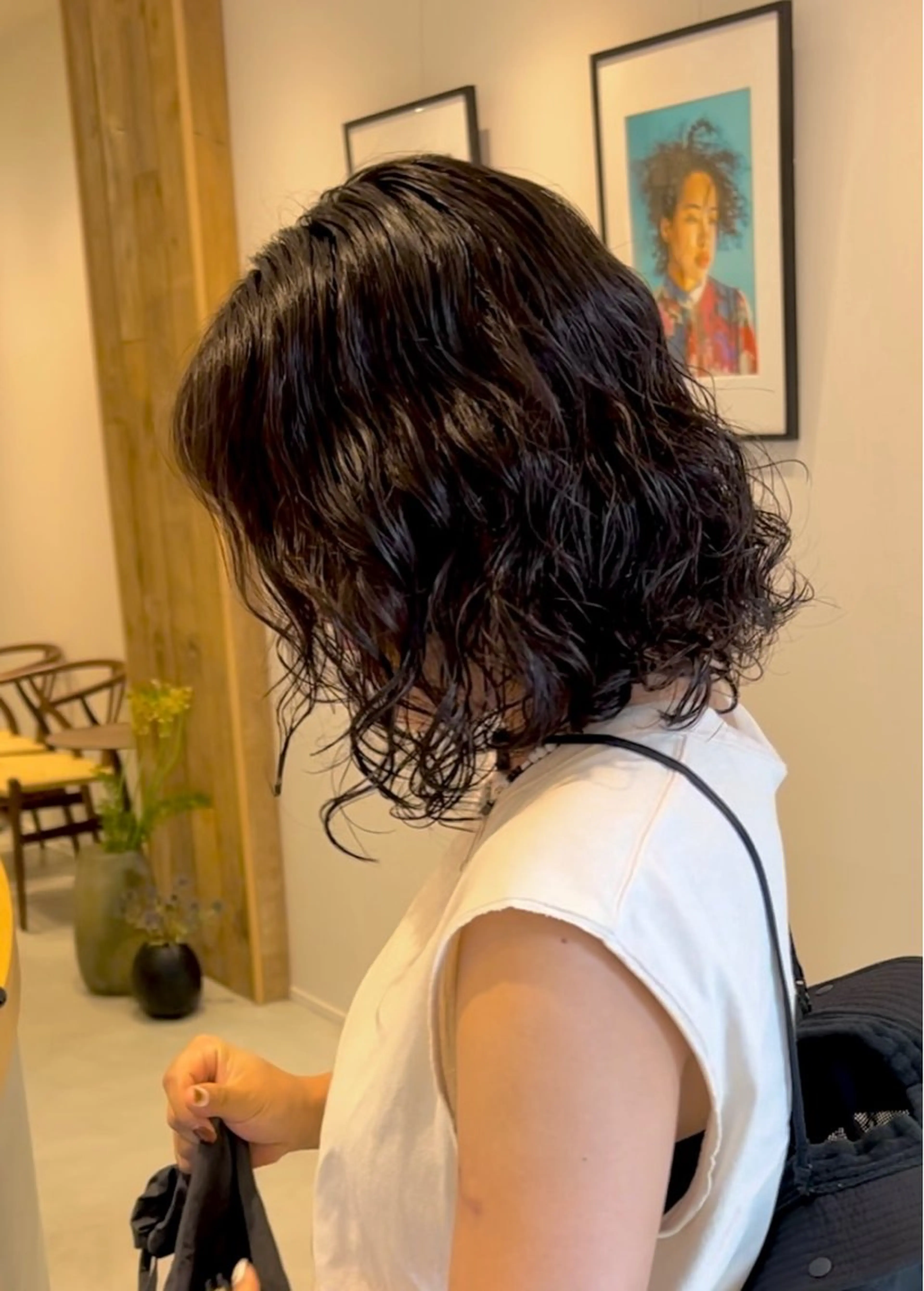 ミディアム ミディアムパーマ ボブ カット パーマ トリートメント パーマ/名古屋パーマ / コデラ ナナホのヘアスタイル