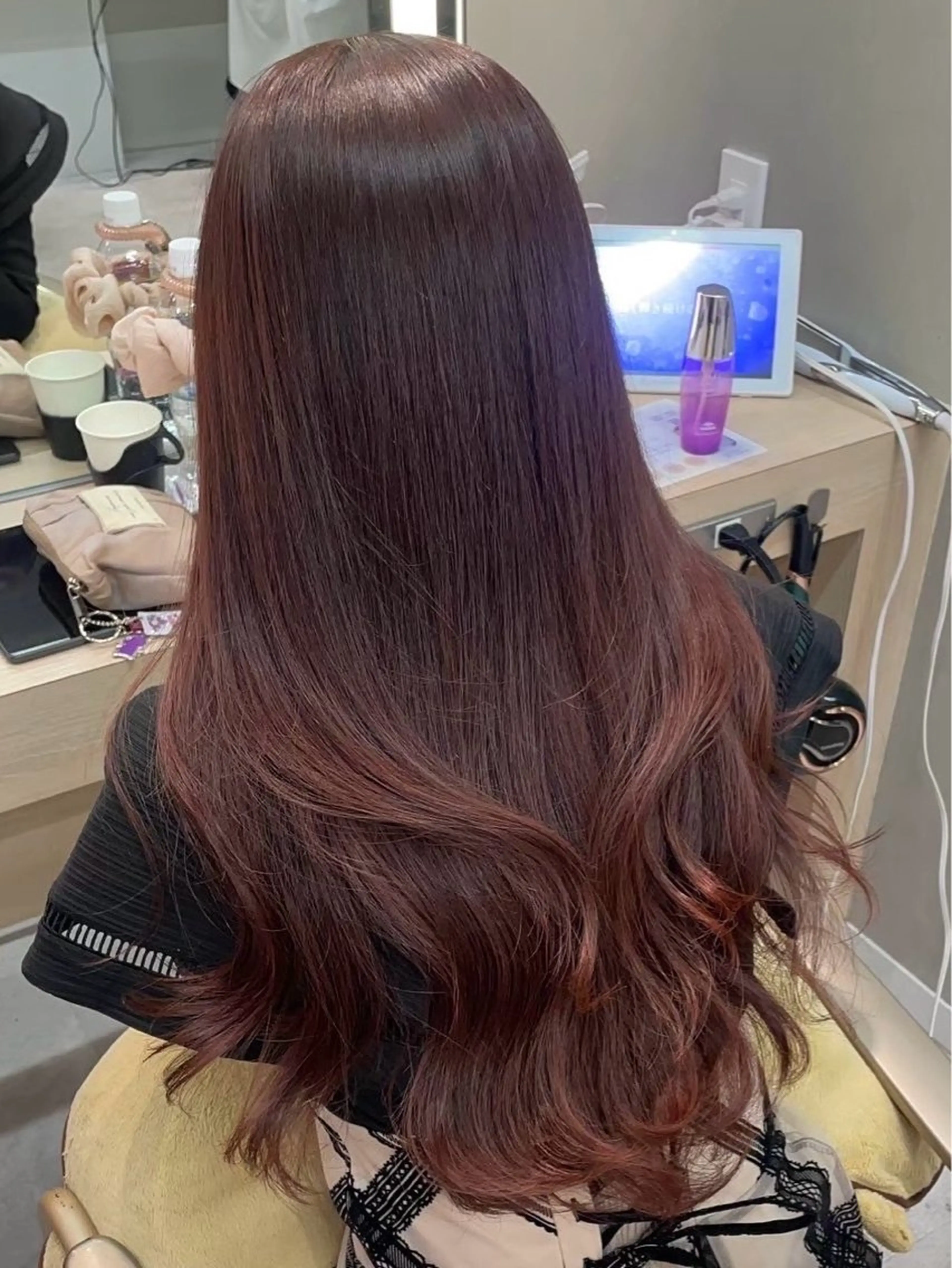 ロング ヘアカラー トリートメント 【モデル様大募集中】 了戒美希//伊勢原のヘアスタイル