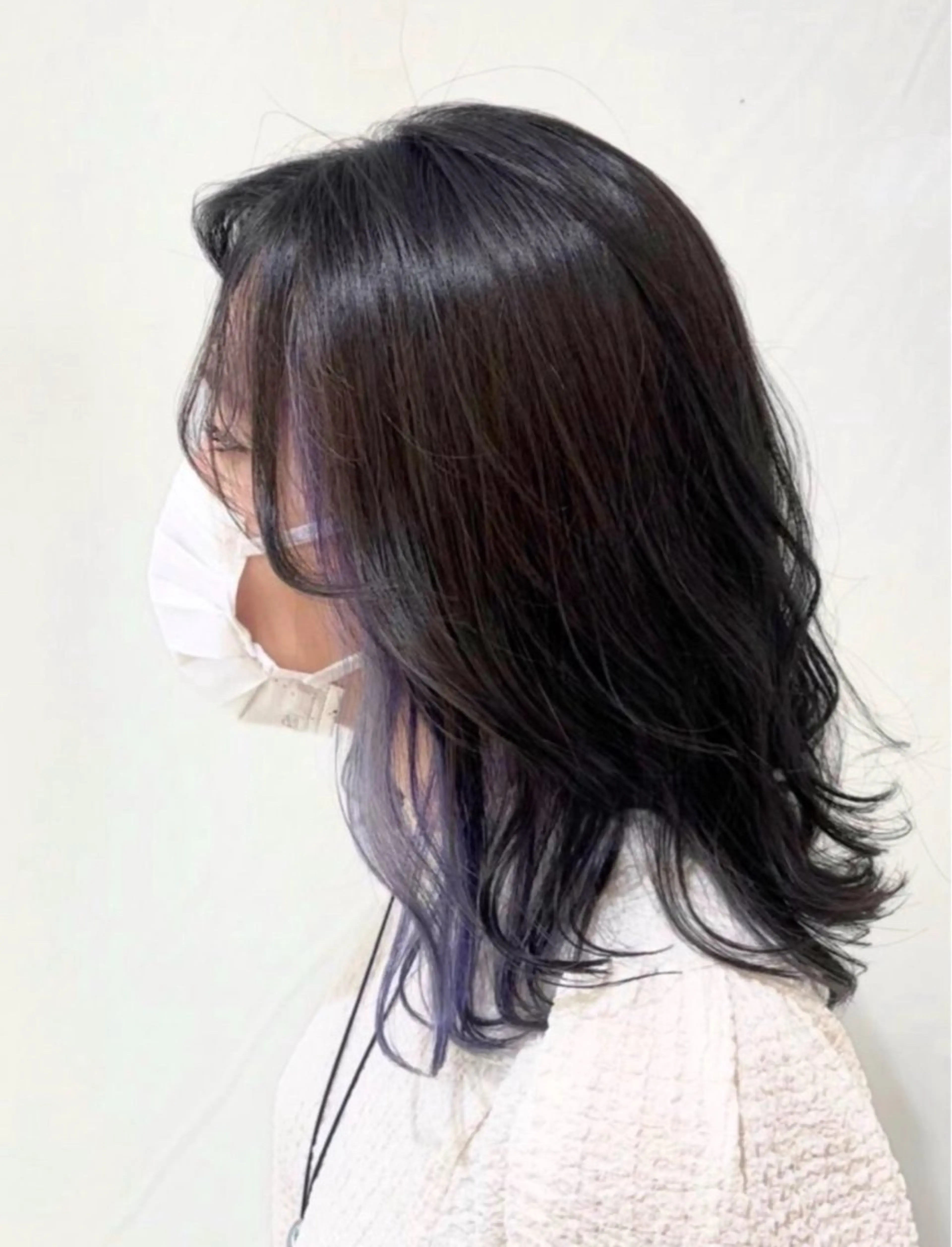 セミロング カラー インナーカラー カット ヘアカラー トリートメント 髪質改善縮毛矯正 💎TOMOのヘアスタイル