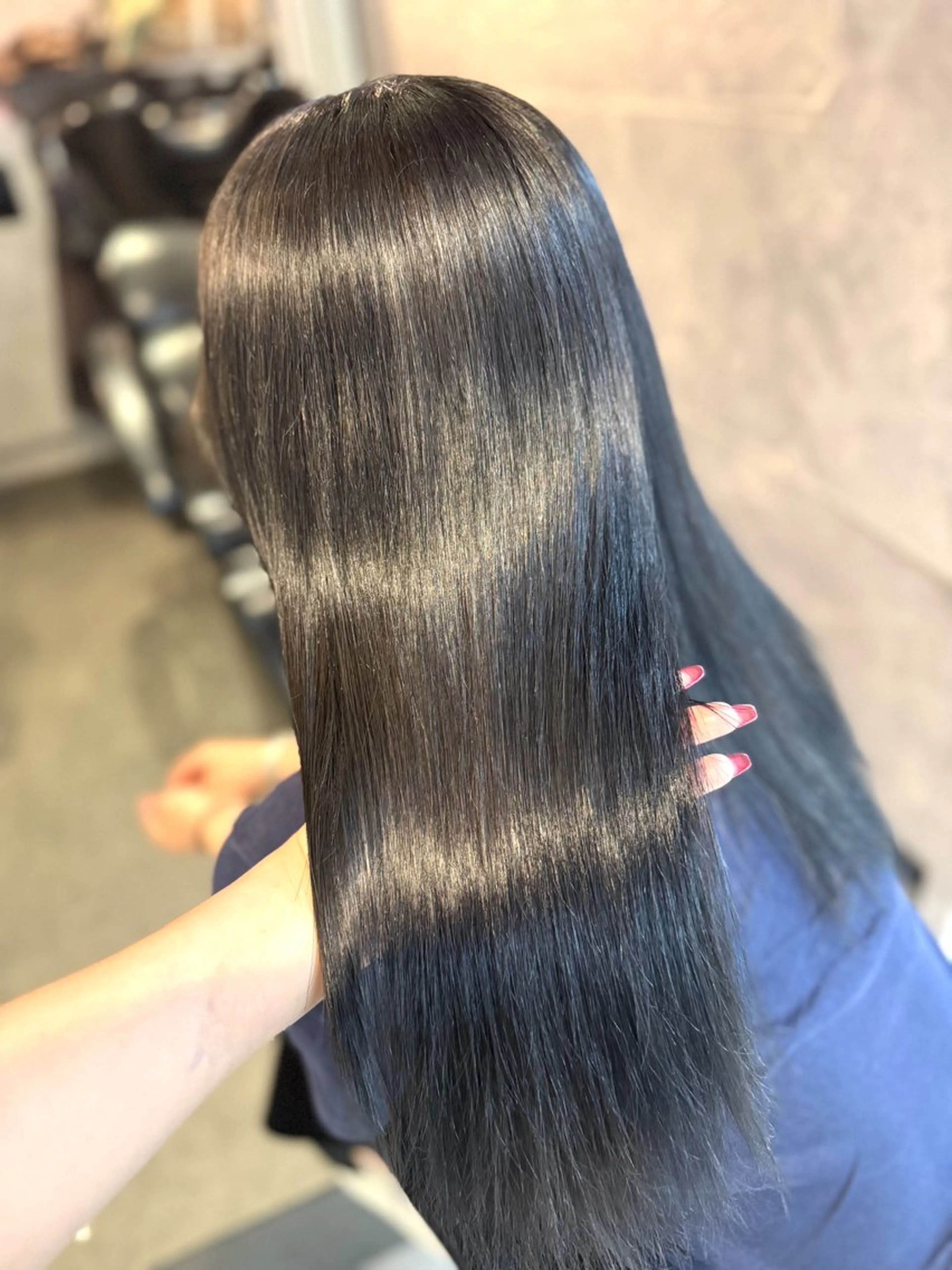 ロング カラー ヘアカラー トリートメント 🩶鈴木茉奈🩶艶髪 /透明感/暖色カラーのヘアスタイル