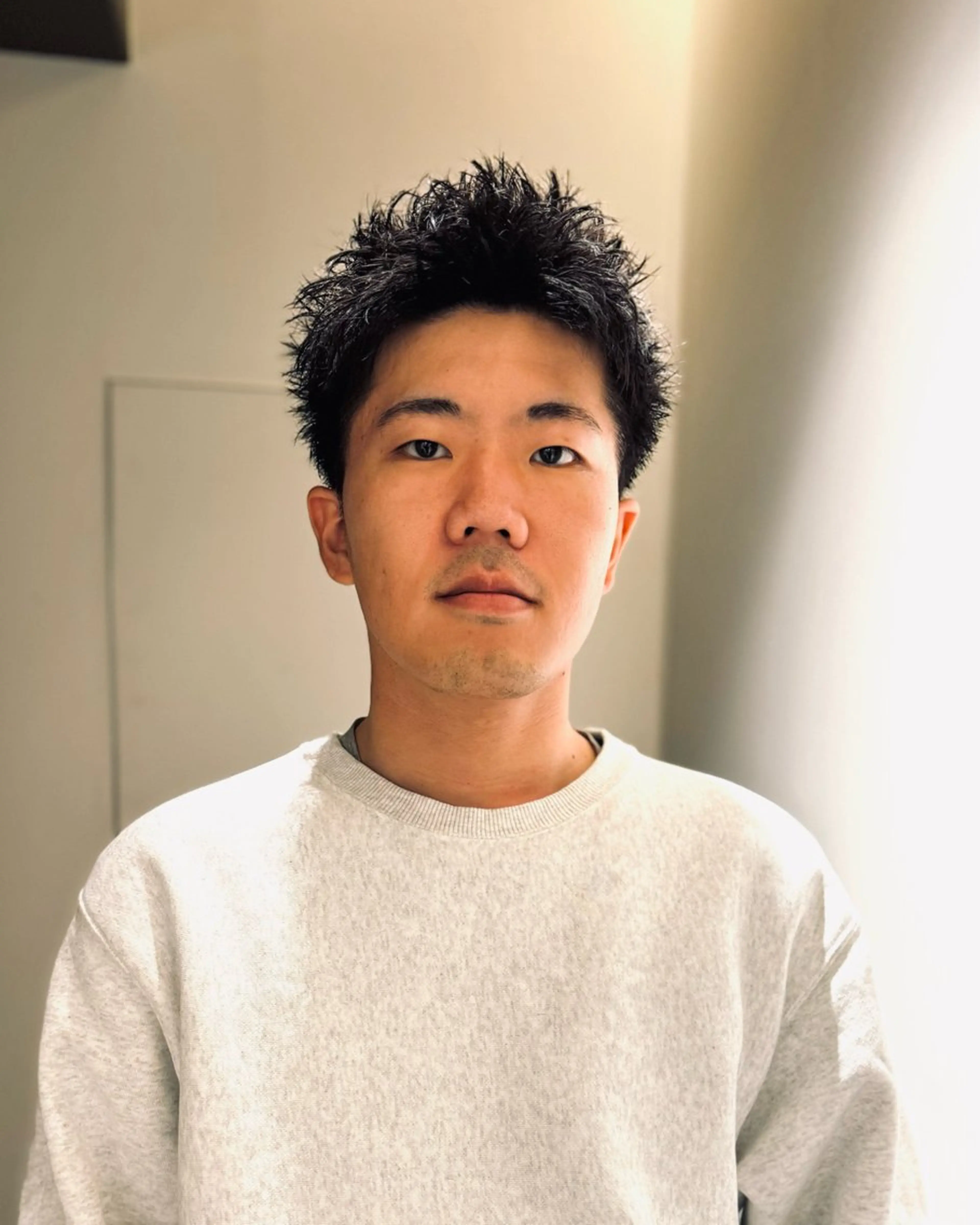 メンズ スパイキーショート メンズ特化 丸山 航輝のヘアスタイル
