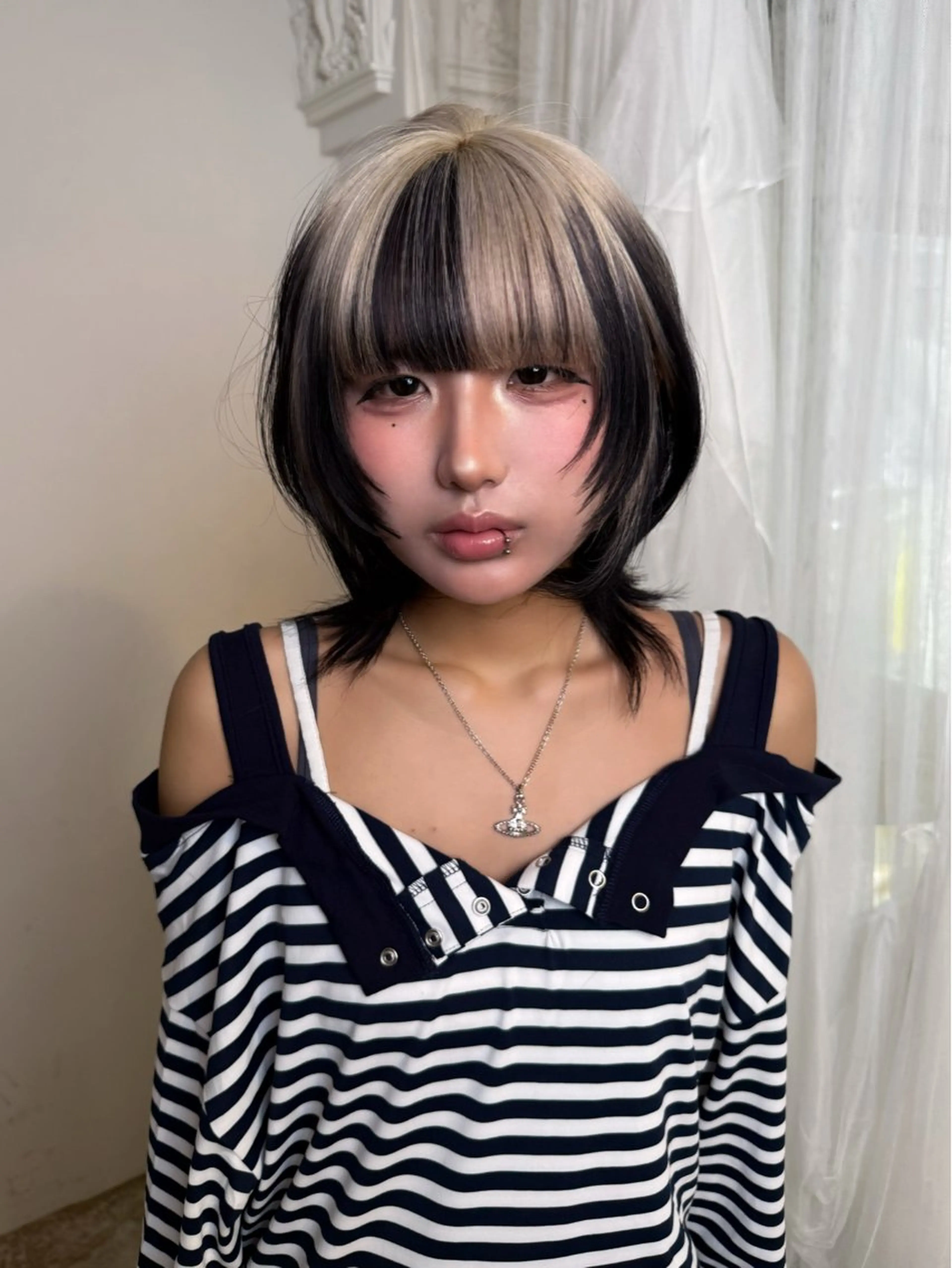ショート カラー カット ヘアカラー トリートメント ヘッドスパ ヘアセット HARUNA/原宿/ デザイン/カットのヘアスタイル