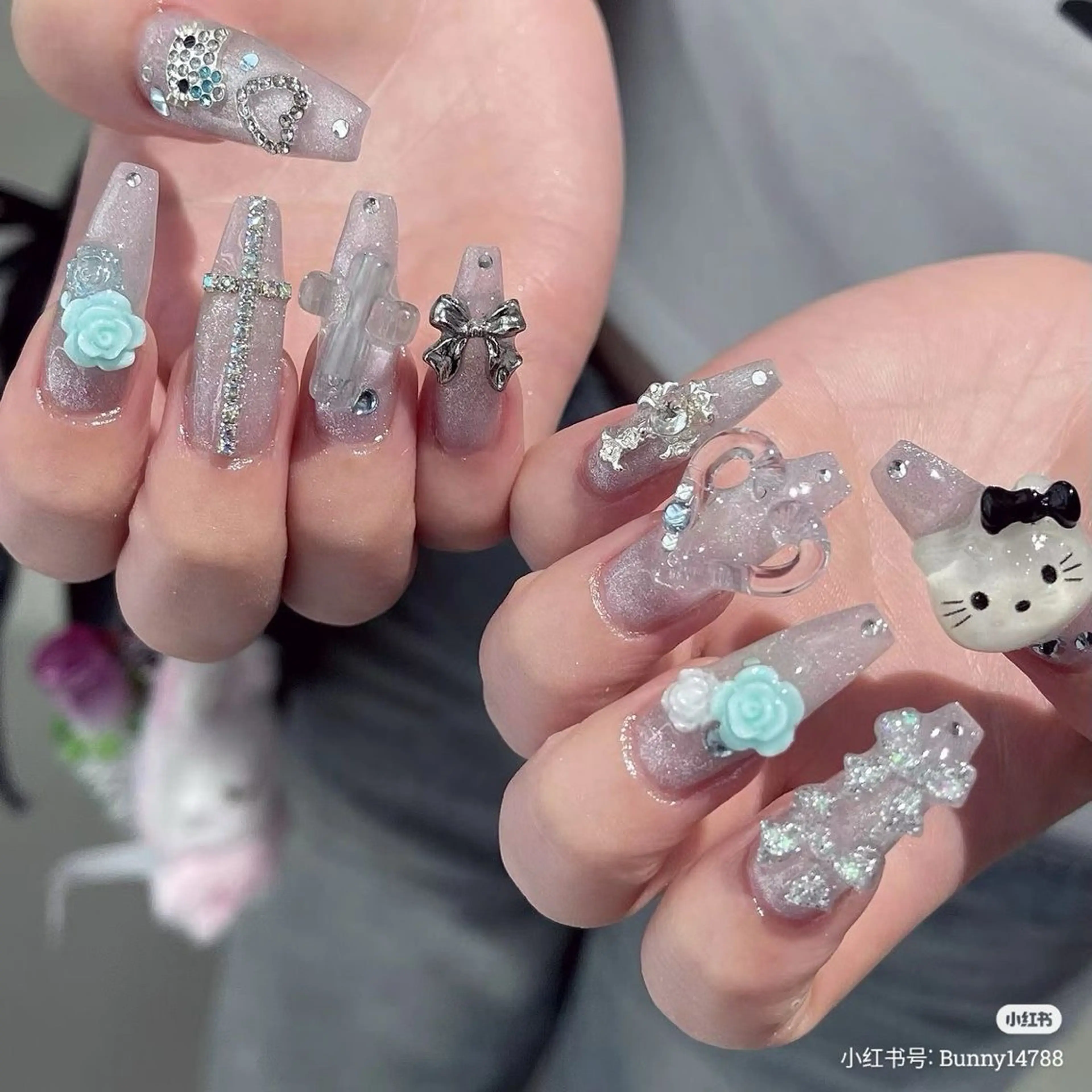 ネイル 韓国ネイル ニュアンスネイル シンプルネイル 春ネイル バレンタイン Nihonthy Nail 新宿所属・Nihonthy Nail 新宿のネイルデザイン