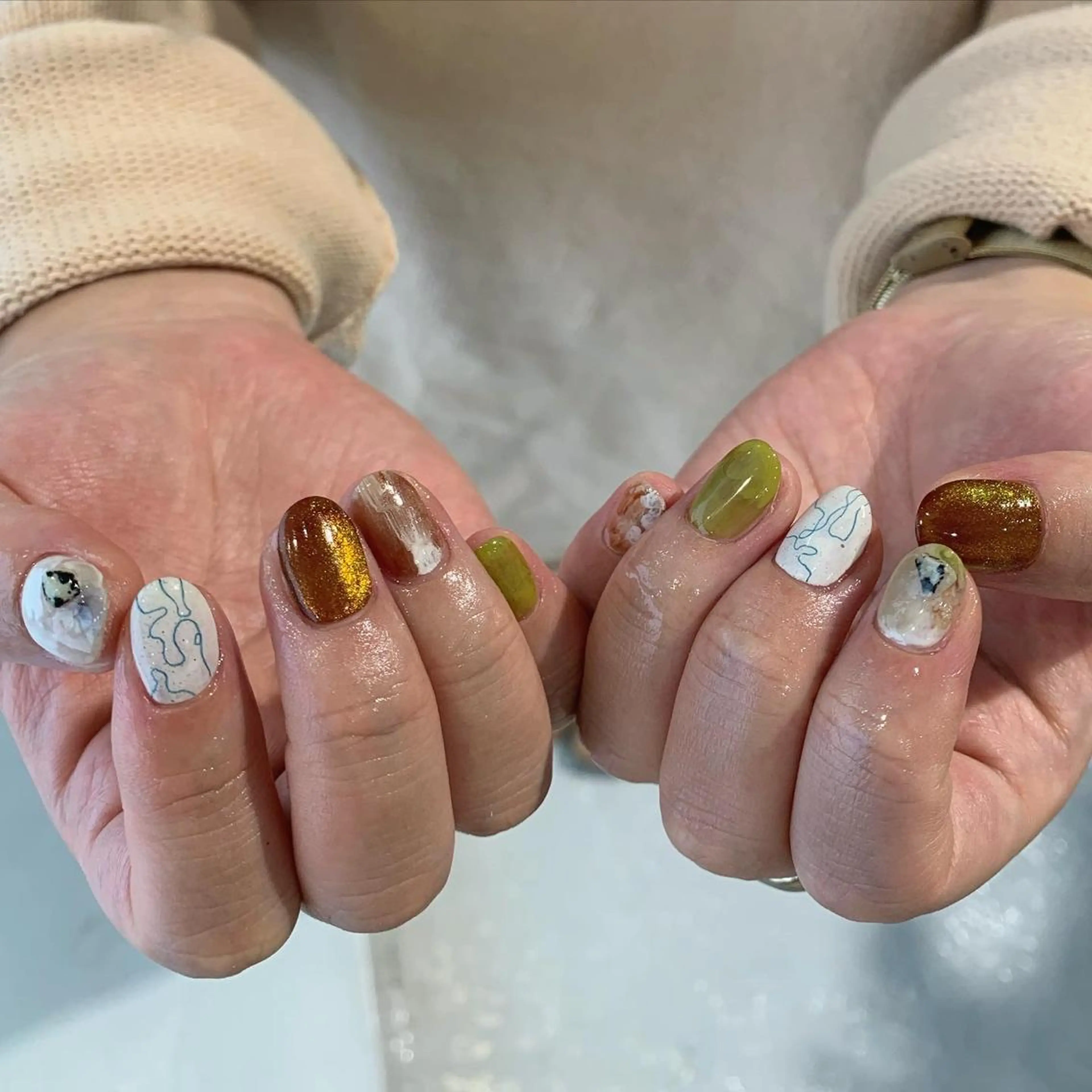 ネイル LETTER_& SAKIのネイルデザイン