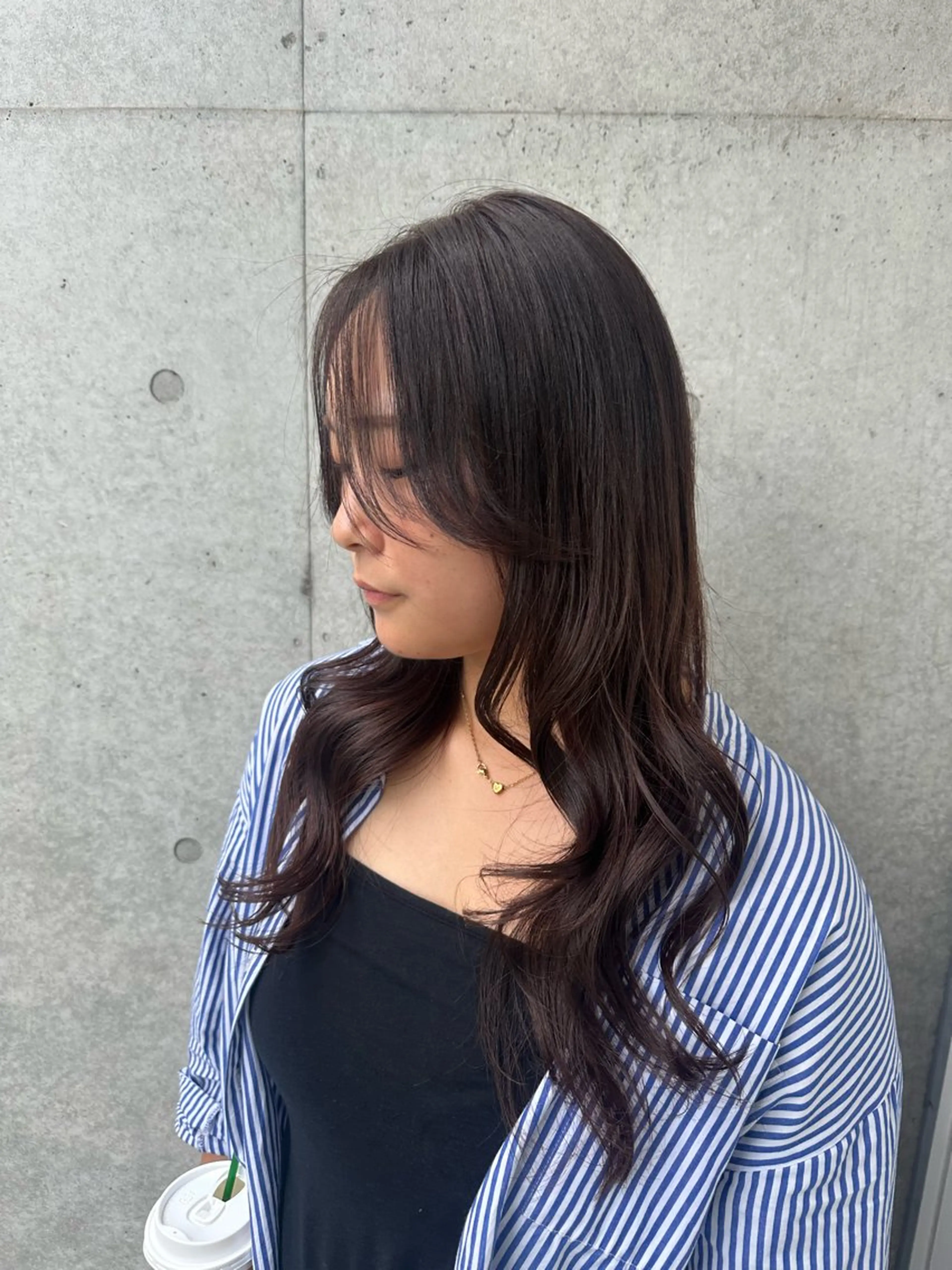 ロング カラー カット ヘアカラー トリートメント 🖤KURUMI🖤 潤艶・髪質改善のヘアスタイル