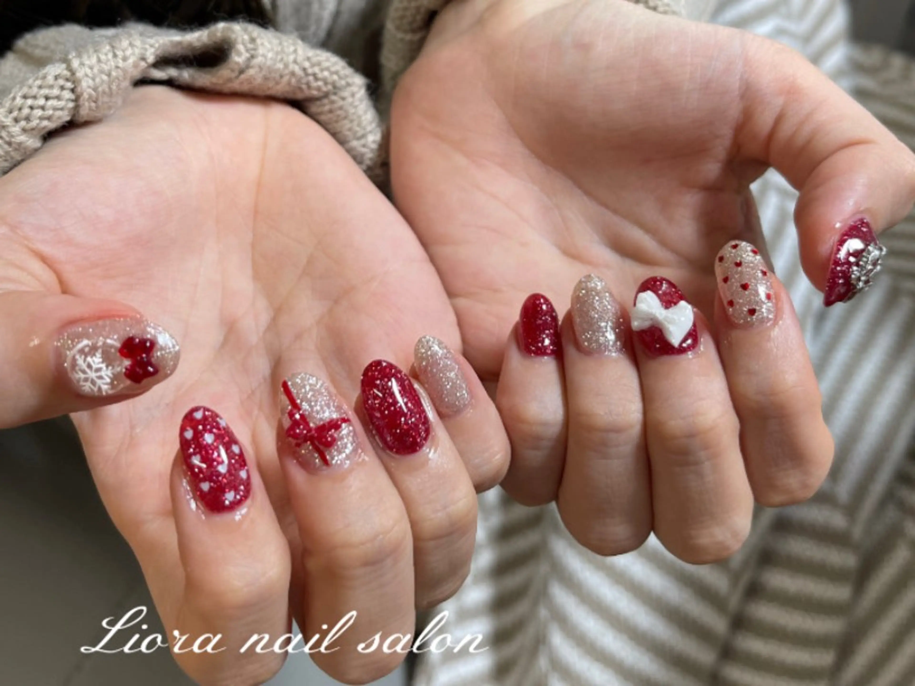 ネイル チークネイル フットネイル フレンチネイル ジェルネイル ガーリー ハンドネイル Liora nail スカルプ専門店のネイルデザイン