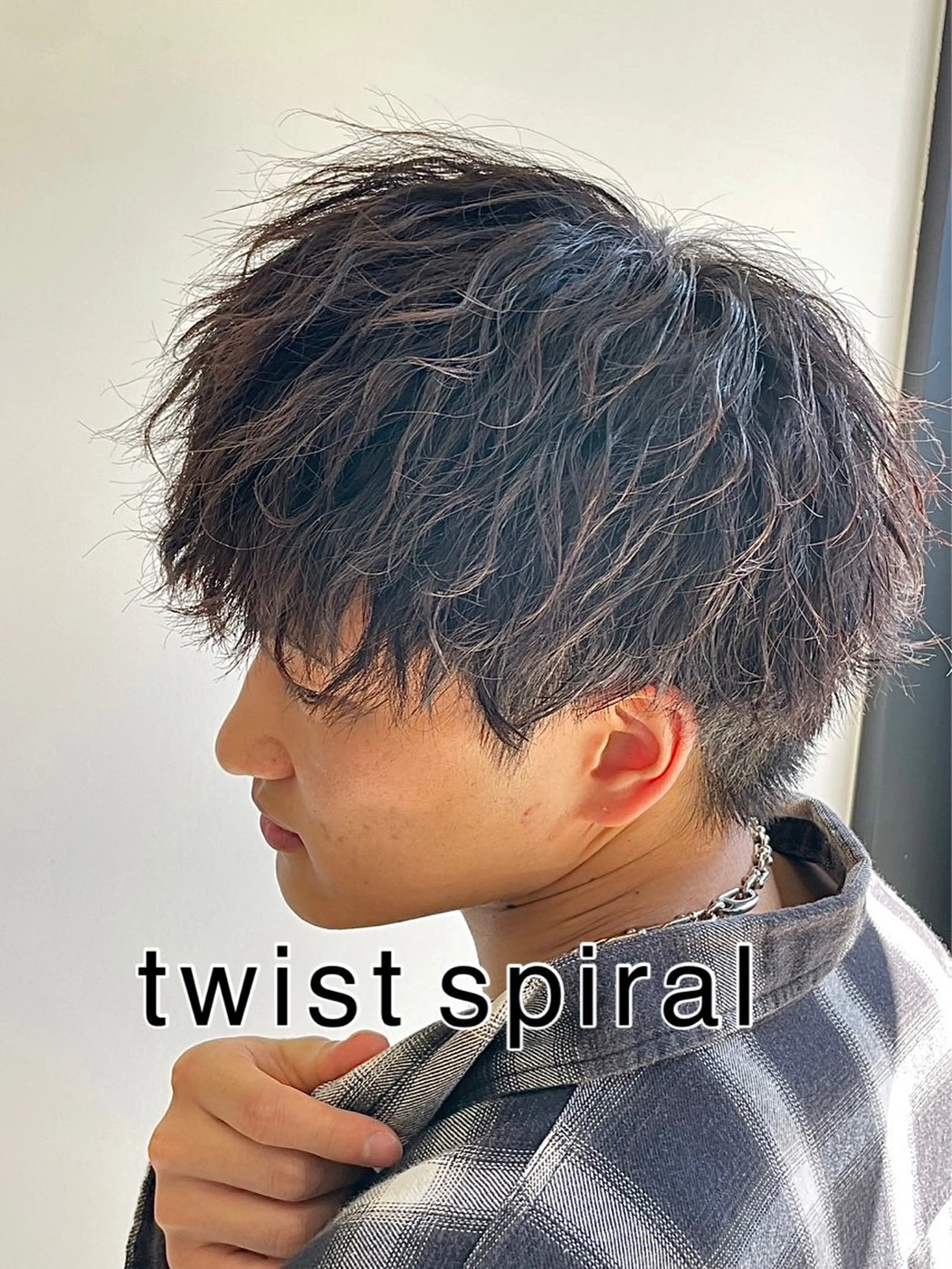 ショート パーマ メンズ カット パーマ トリートメント 亀井隆汰/メンズ専門 パーマ特化美容師のヘアスタイル