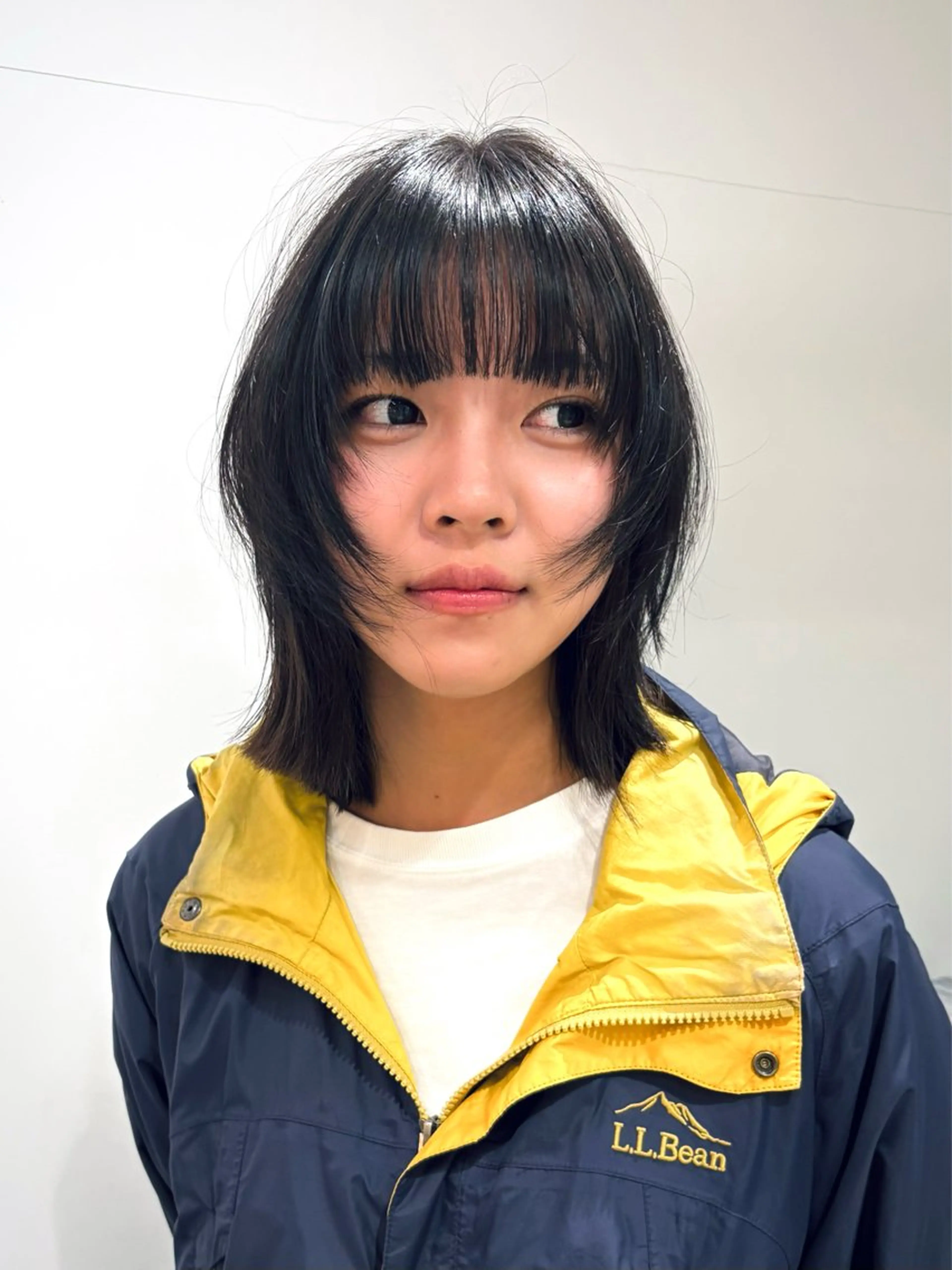 ミディアム ボブ レイヤーカット ウルフカット 川合 慶輔のヘアスタイル