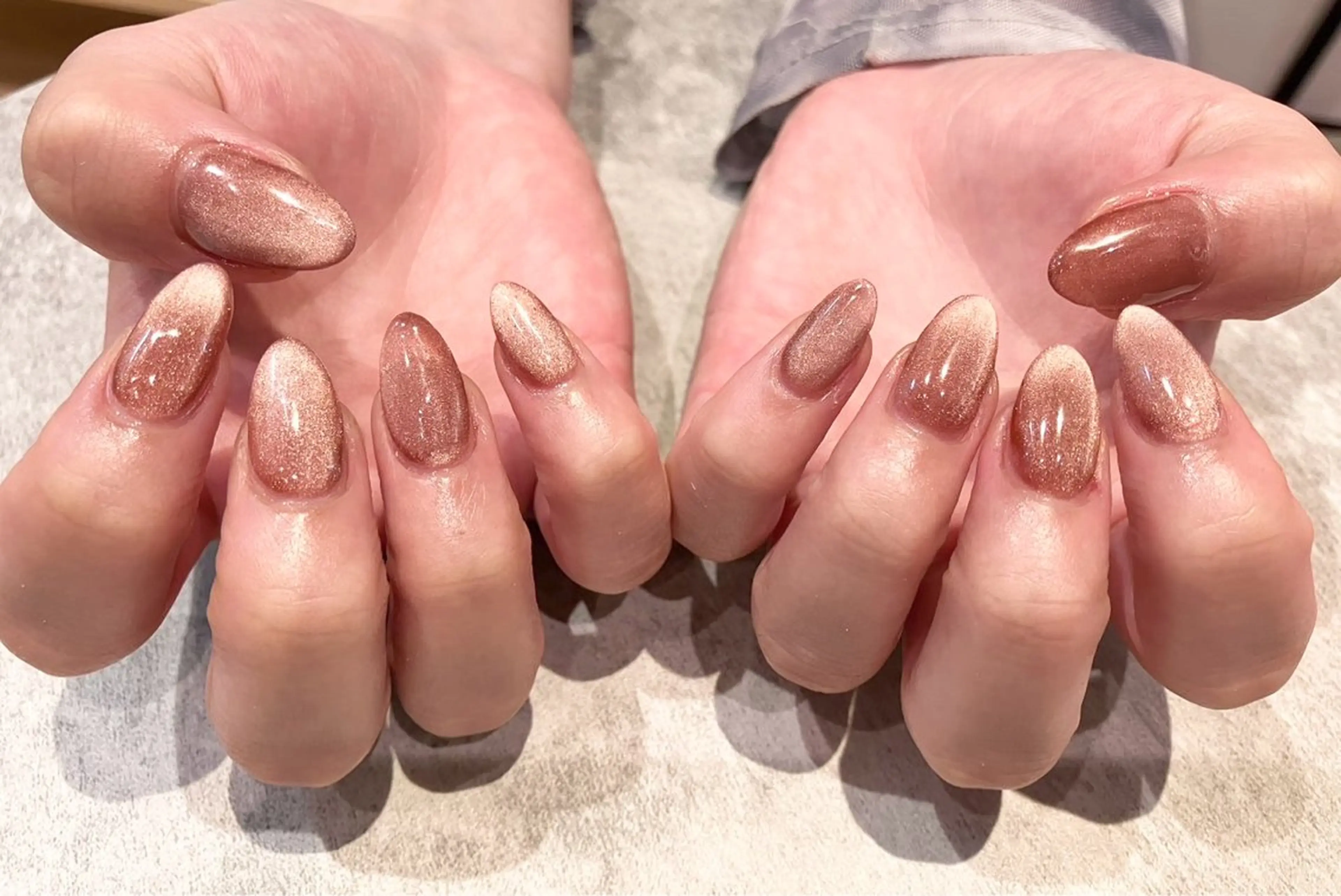 ネイル 長さ出し ワンカラーネイル ハンドネイル ecrin 💎 mayuのネイルデザイン