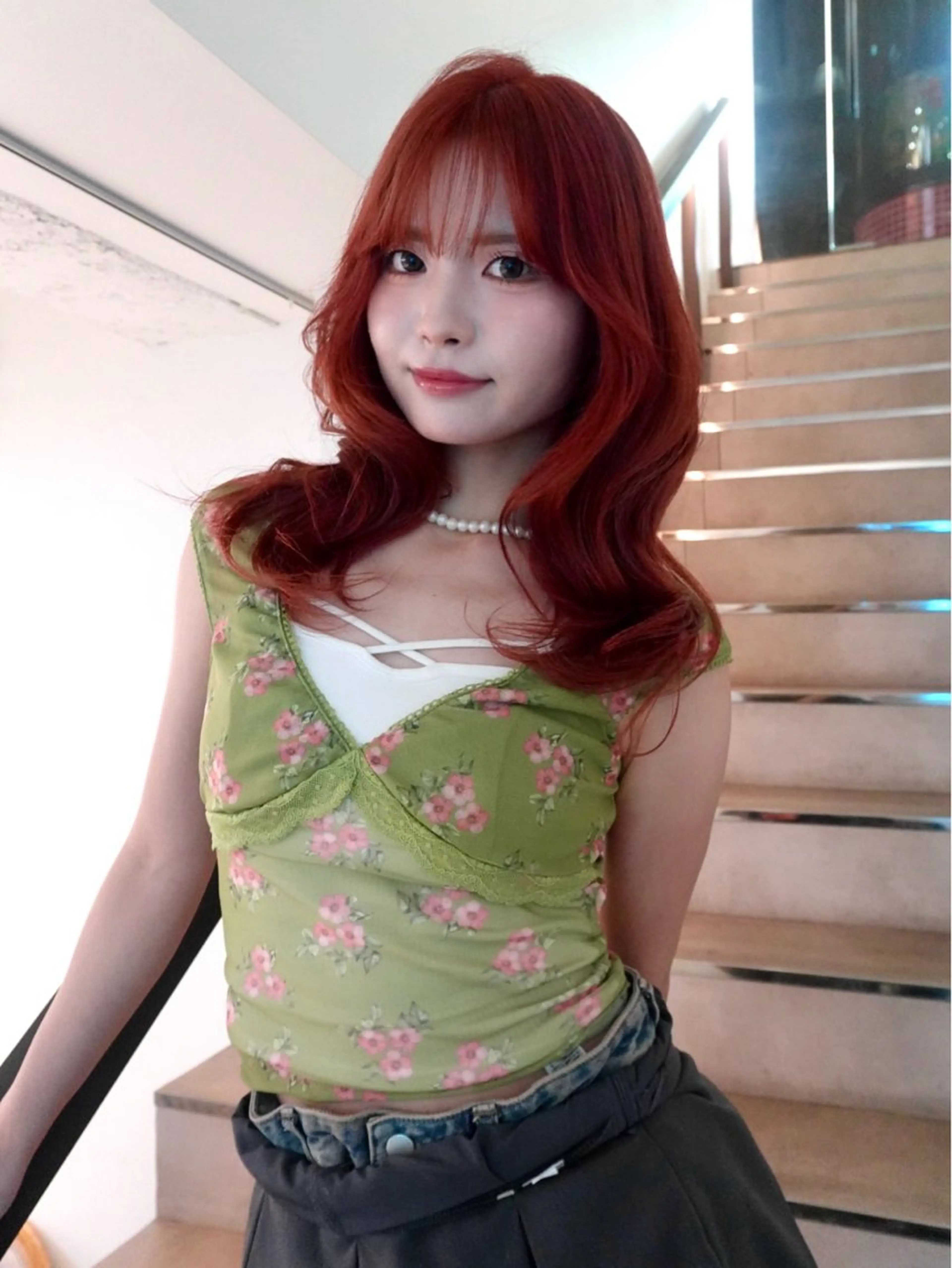 ロング カラー カット ヘアカラー トリートメント ハイトーン/レイヤー nail 百咲💌のヘアスタイル