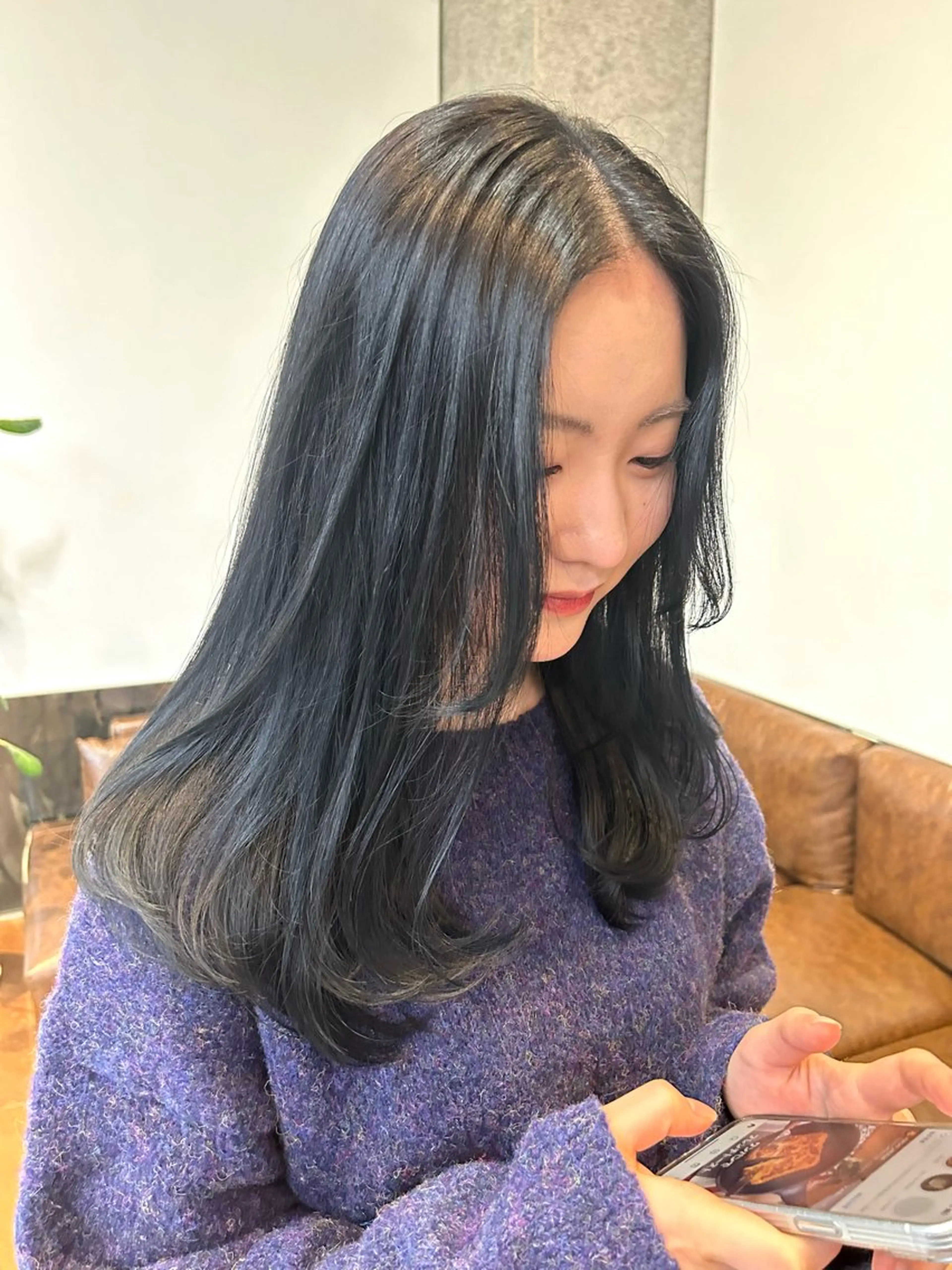 カラー ヘアカラー トリートメント 🤍垢抜け♡透明感 カラーmoeka🤍のヘアスタイル