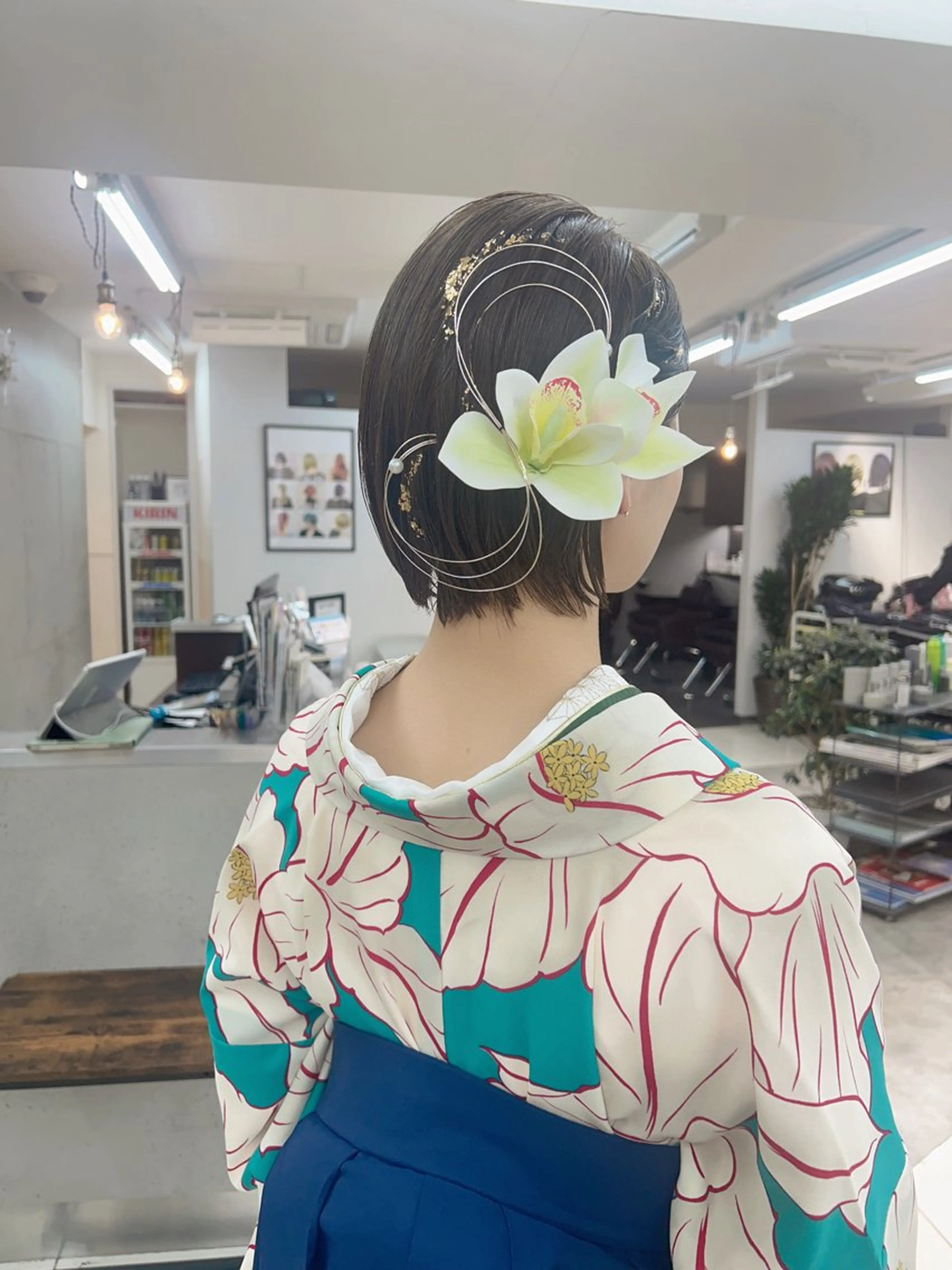 ヘアアレンジ 卒業式のヘアスタイル ヘアセット ナチュラル×色気パ ーマ 渋谷/マナミのヘアスタイル