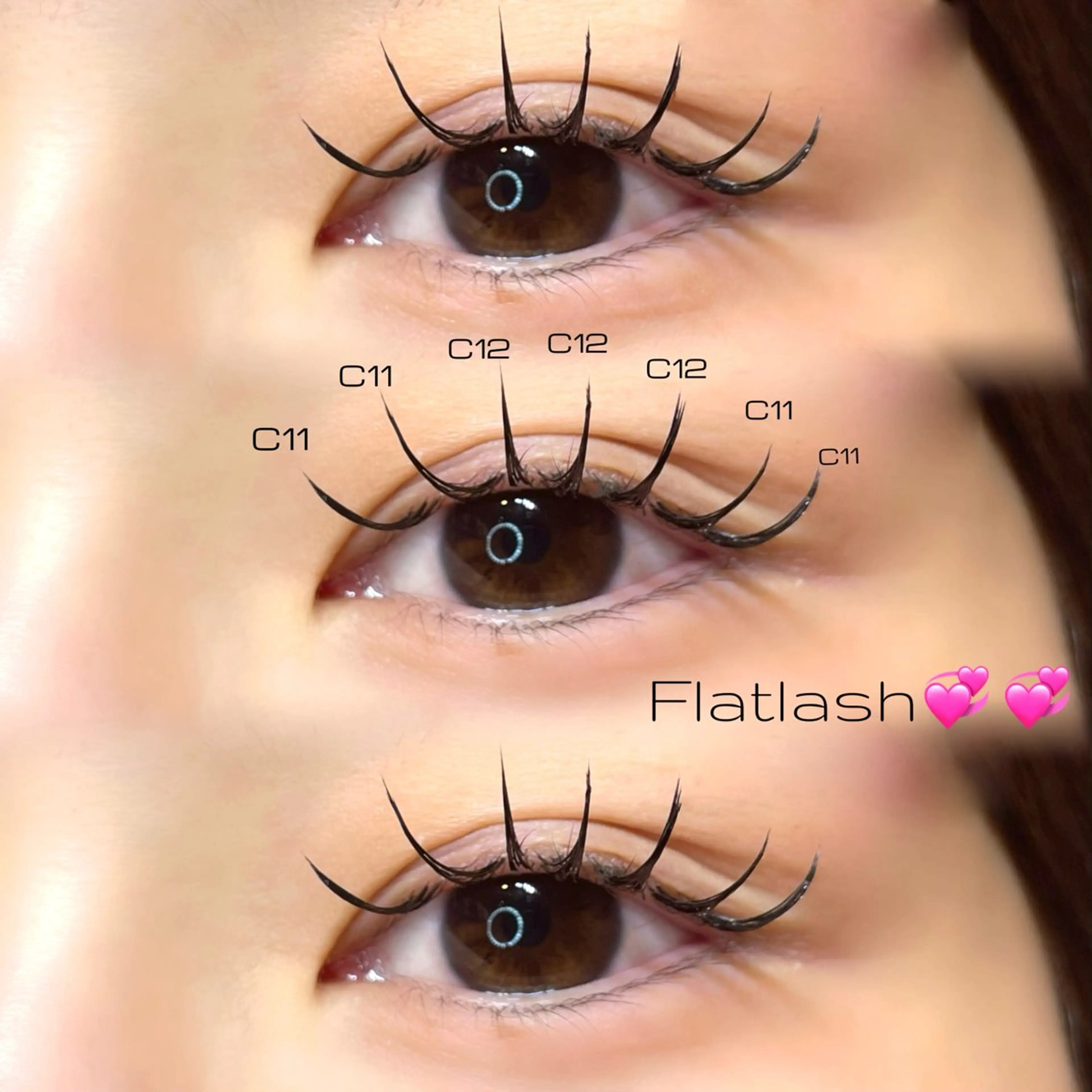 マツエク・マツパ マツエク Mell Yuuna ♡パリエク /束感のマツエク・マツパデザイン