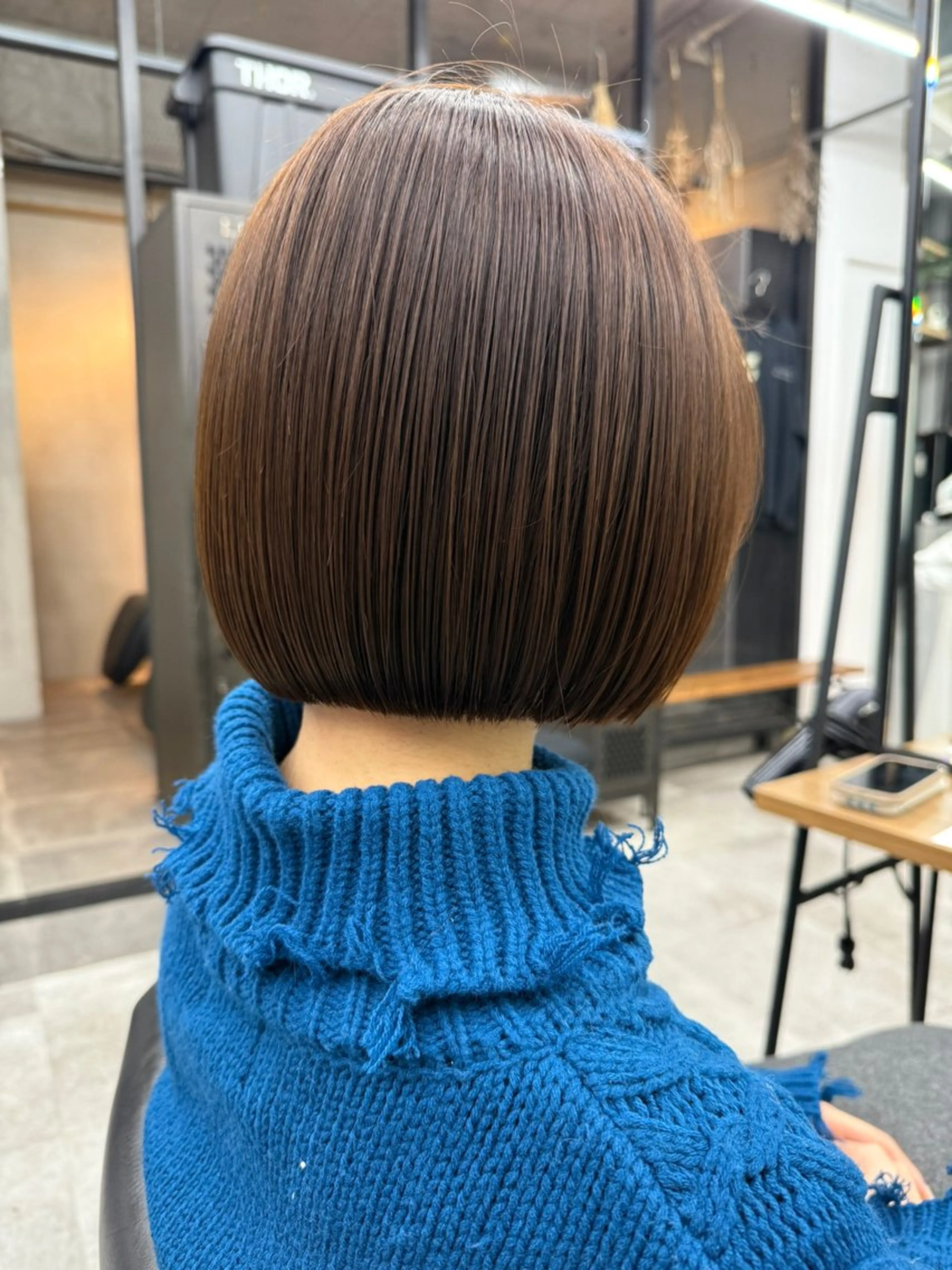 ショート カット ヘアカラー 髪質改善/美髪矯正/ 小顔ボブNANAのヘアスタイル