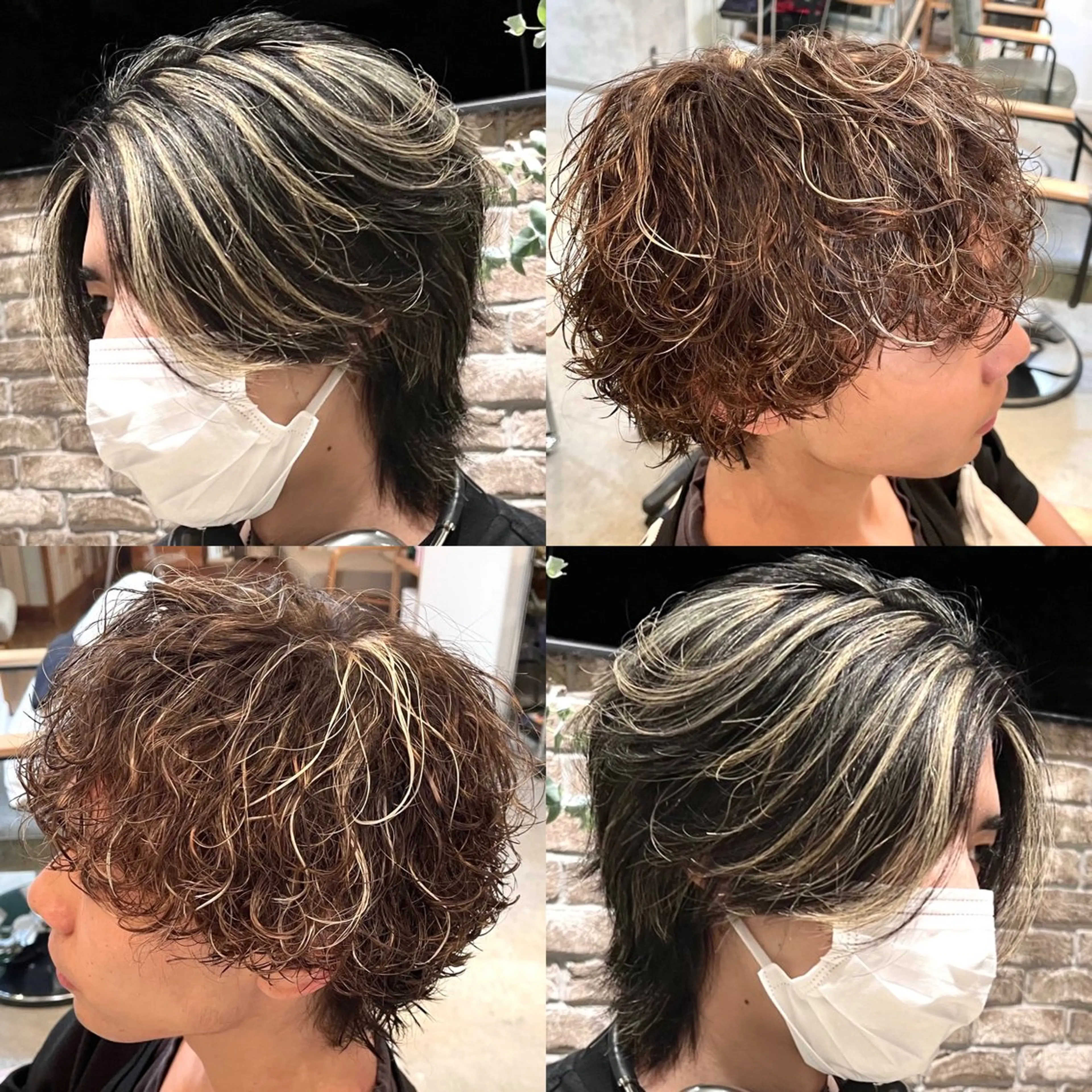 【ミニモ限定価格】メンズ　メッシュorハイライト＋カットの写真