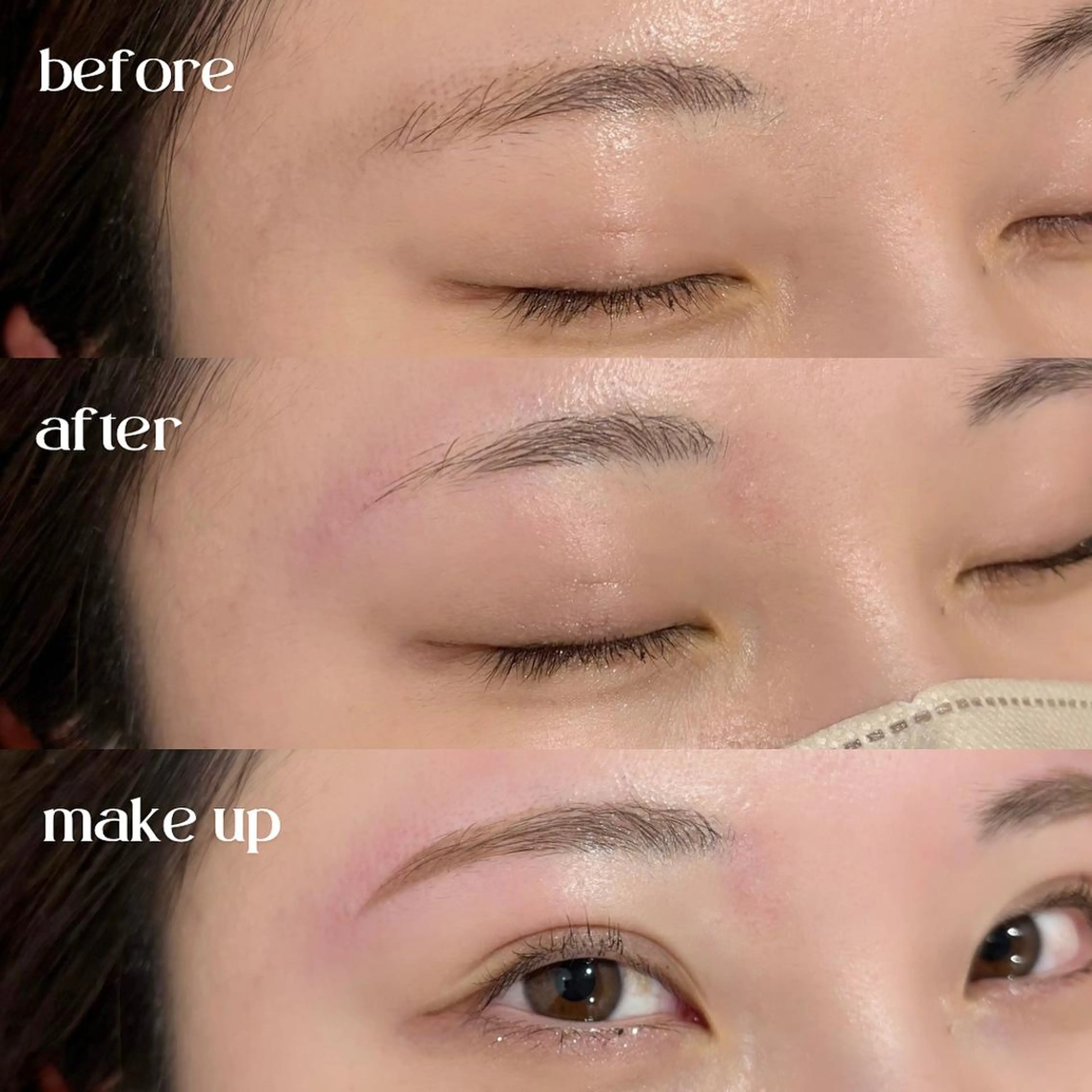 アイブロウ MAI˚୨୧⋆. エクステ⌇束感まつ毛のマツエク・マツパデザイン