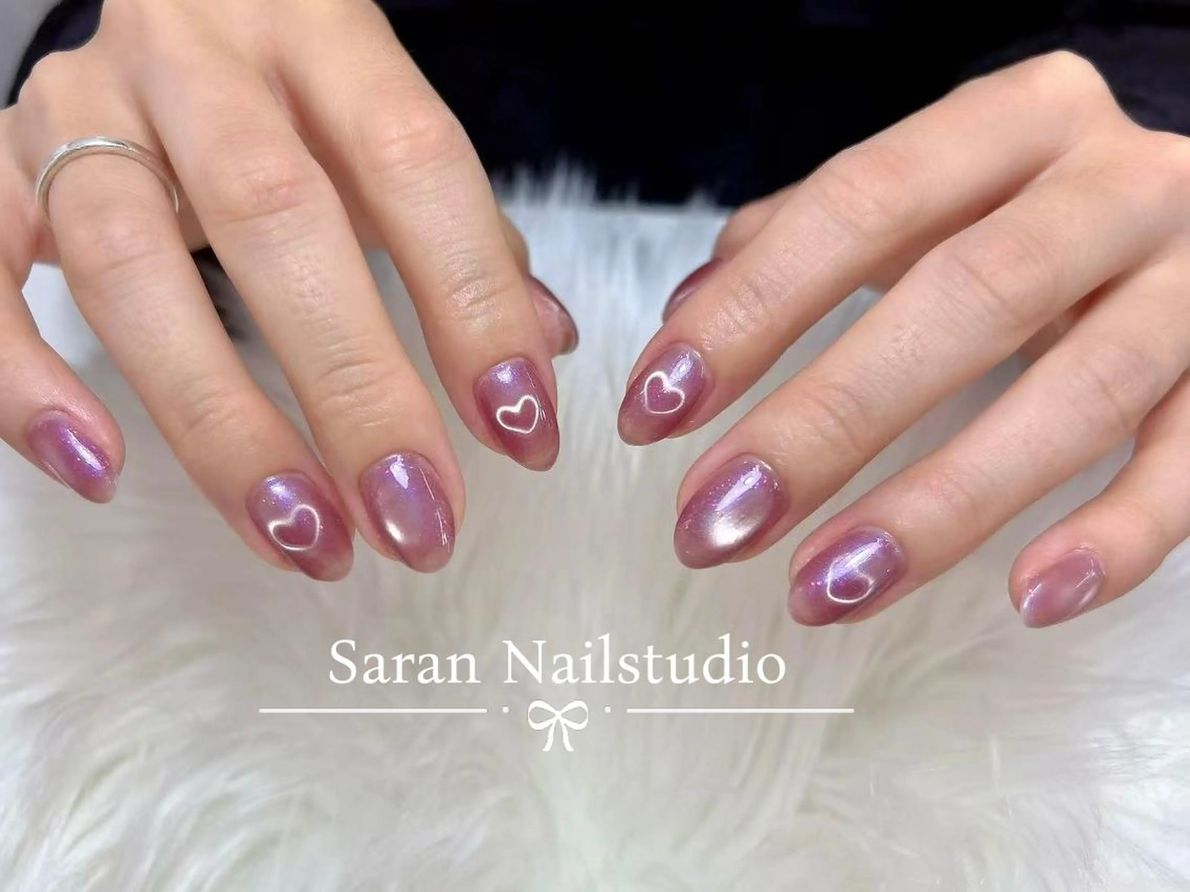 ネイル チークネイル 長さ出し フットネイル フレンチネイル ジェルネイル Saran Nailstudioのネイルデザイン