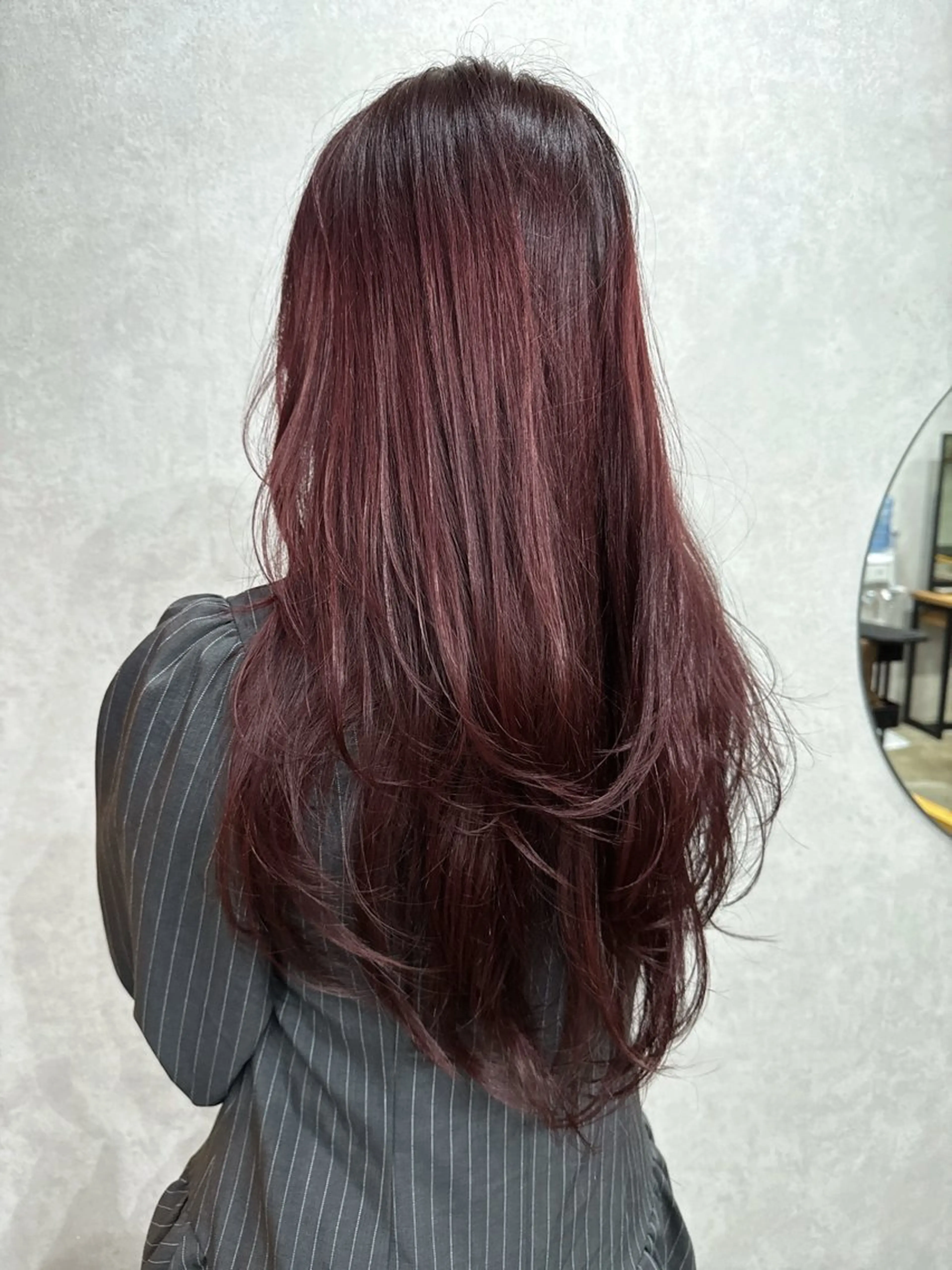 ロング カラー レイヤーカット AIRI layer cut hairのヘアスタイル