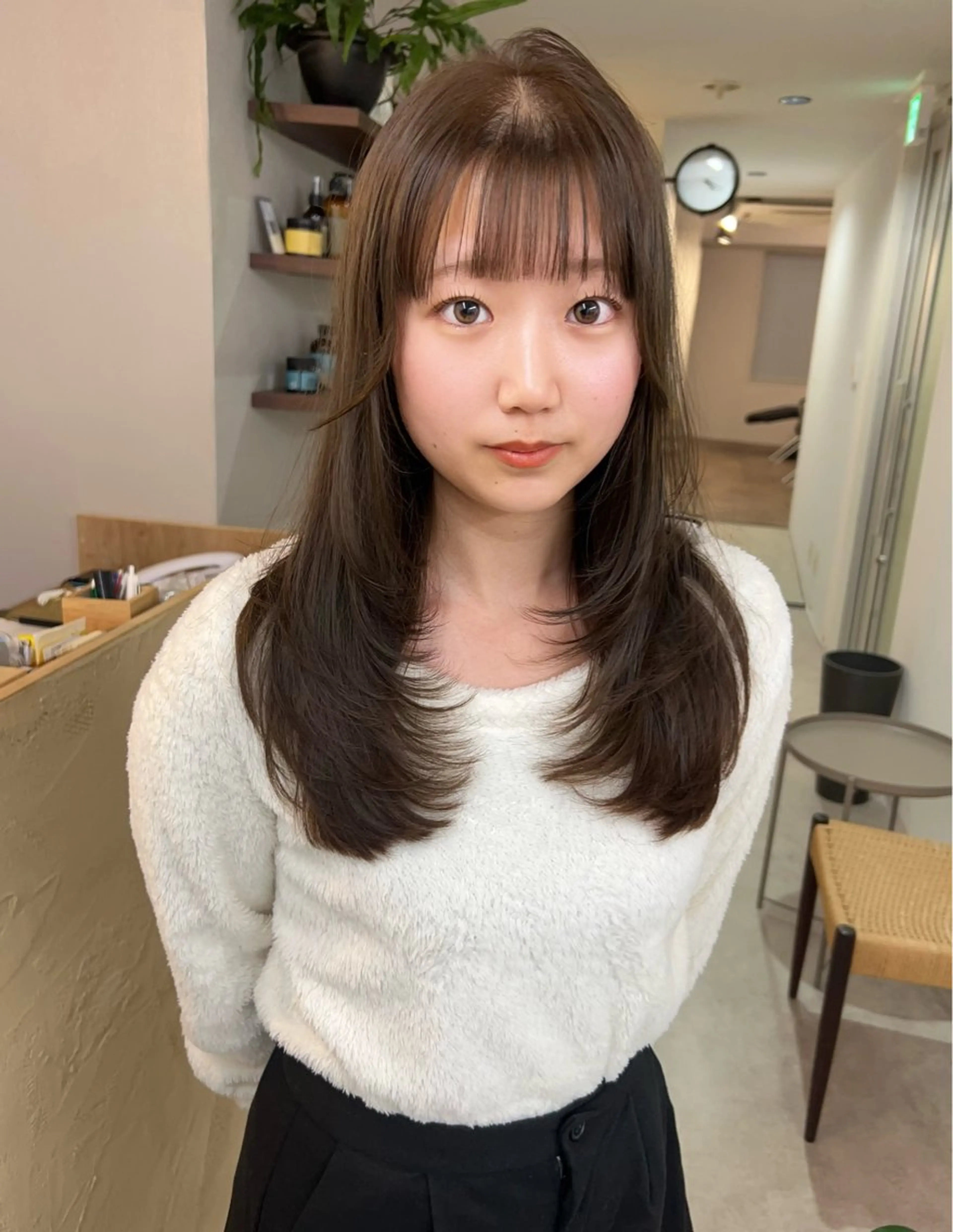 ロング カラー カット ヘアカラー 韓国レイヤー/ハイ トーン/優太のヘアスタイル