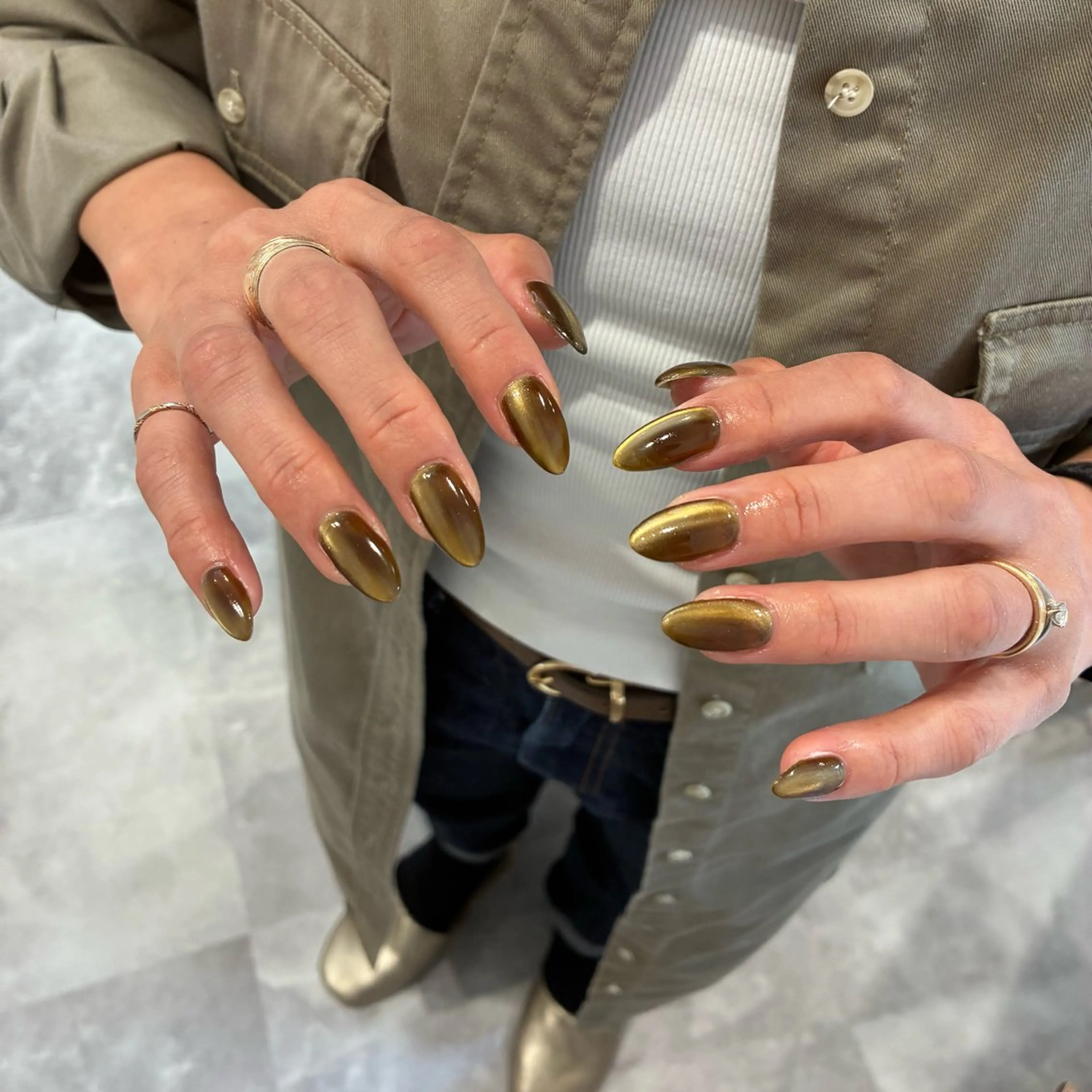 ネイル マグネットネイル ハンドネイル CHARIS長岡西店 吉沼のネイルデザイン