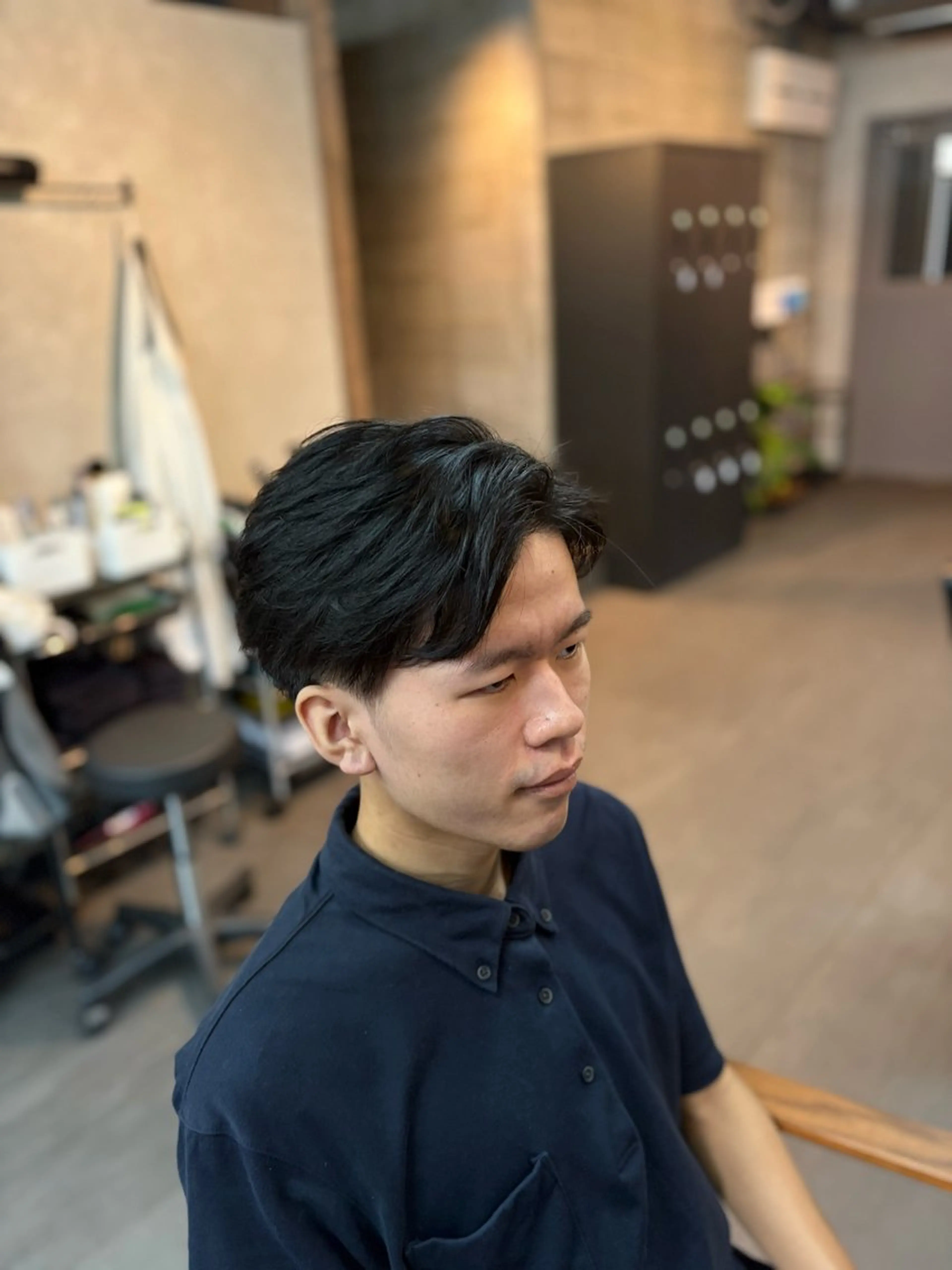 ショート メンズ ビジネス 刈り上げ メンズサロン Aso bee 桑原 剛志のヘアスタイル