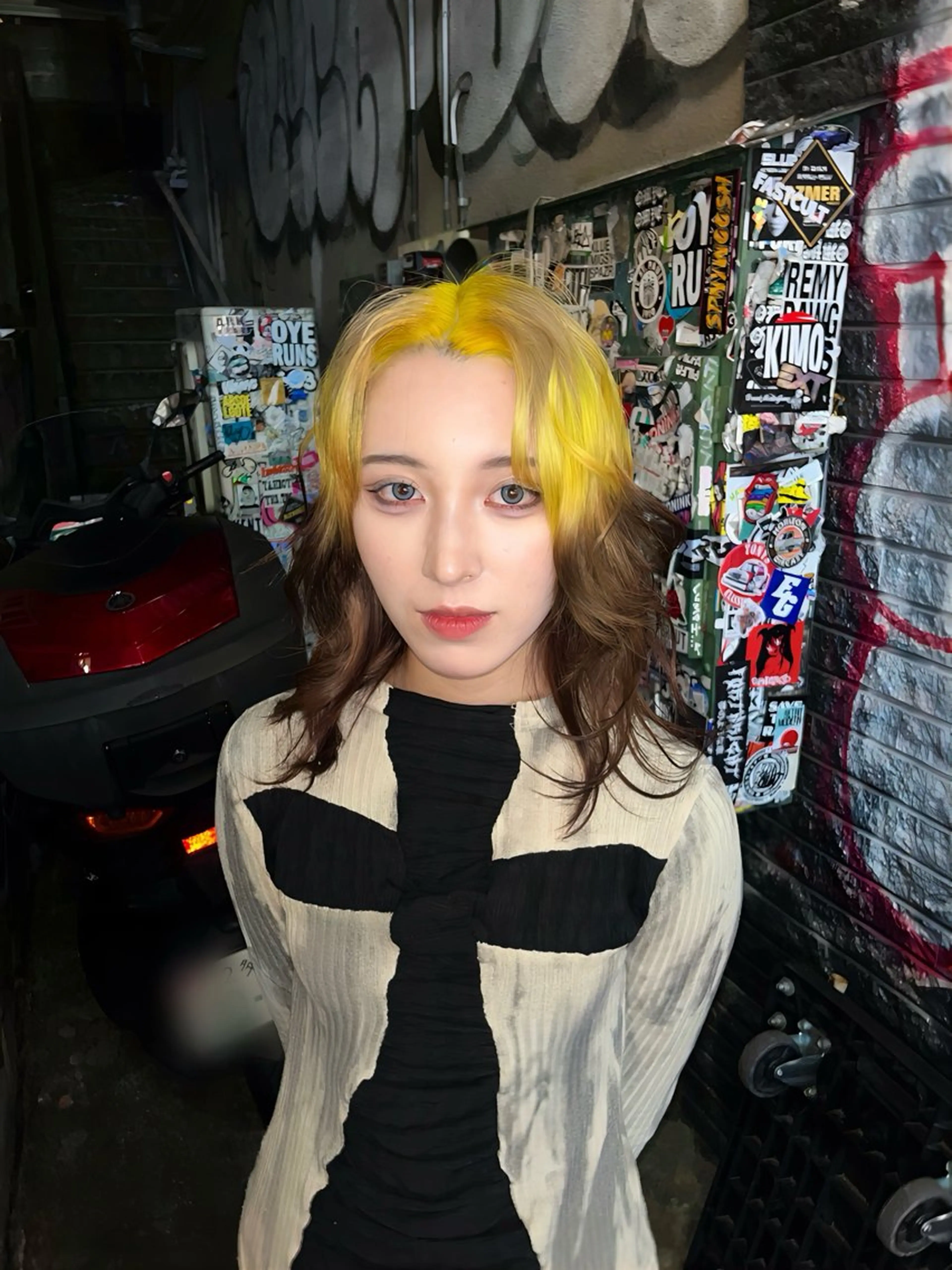 カラー ヘアカラー デザインカラー🍬✨ 透明感カラー✨ナナのヘアスタイル