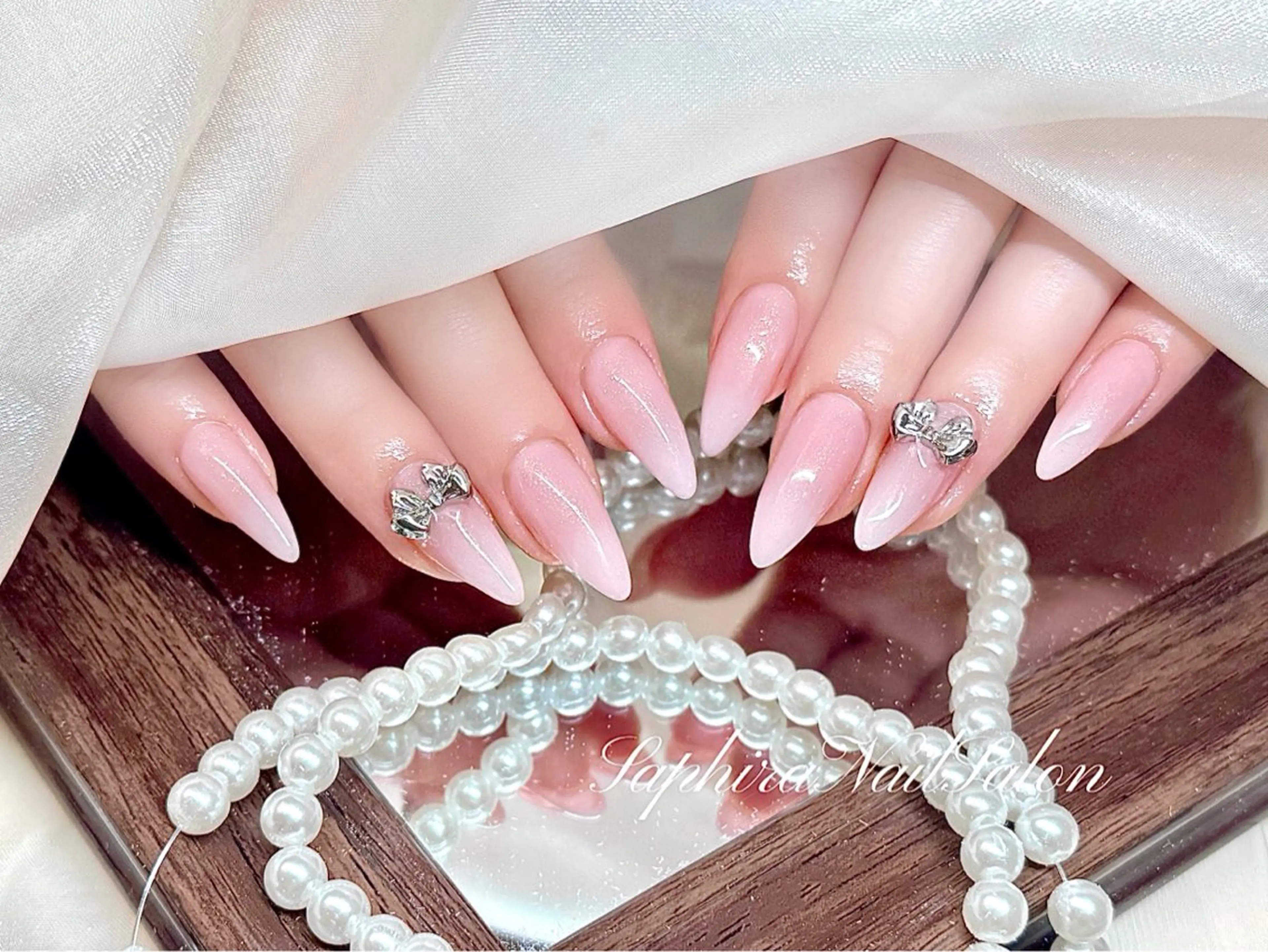 カラー ハンドネイル Saphiraネイル サロン錦糸町のネイルデザイン