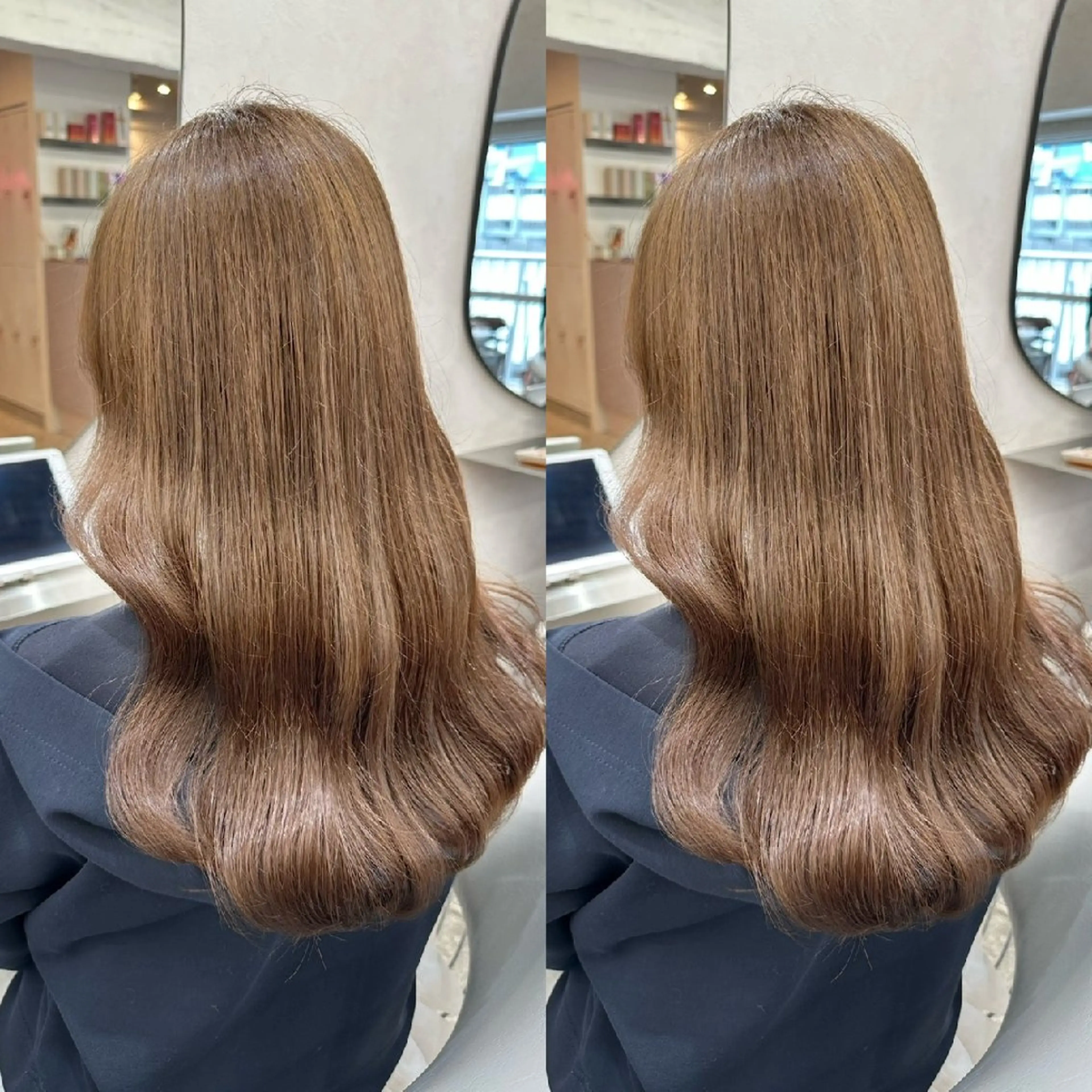 ロング カット ヘアカラー トリートメント 新宿/韓国レイヤー/ 髪質改善/ 佐藤のヘアスタイル