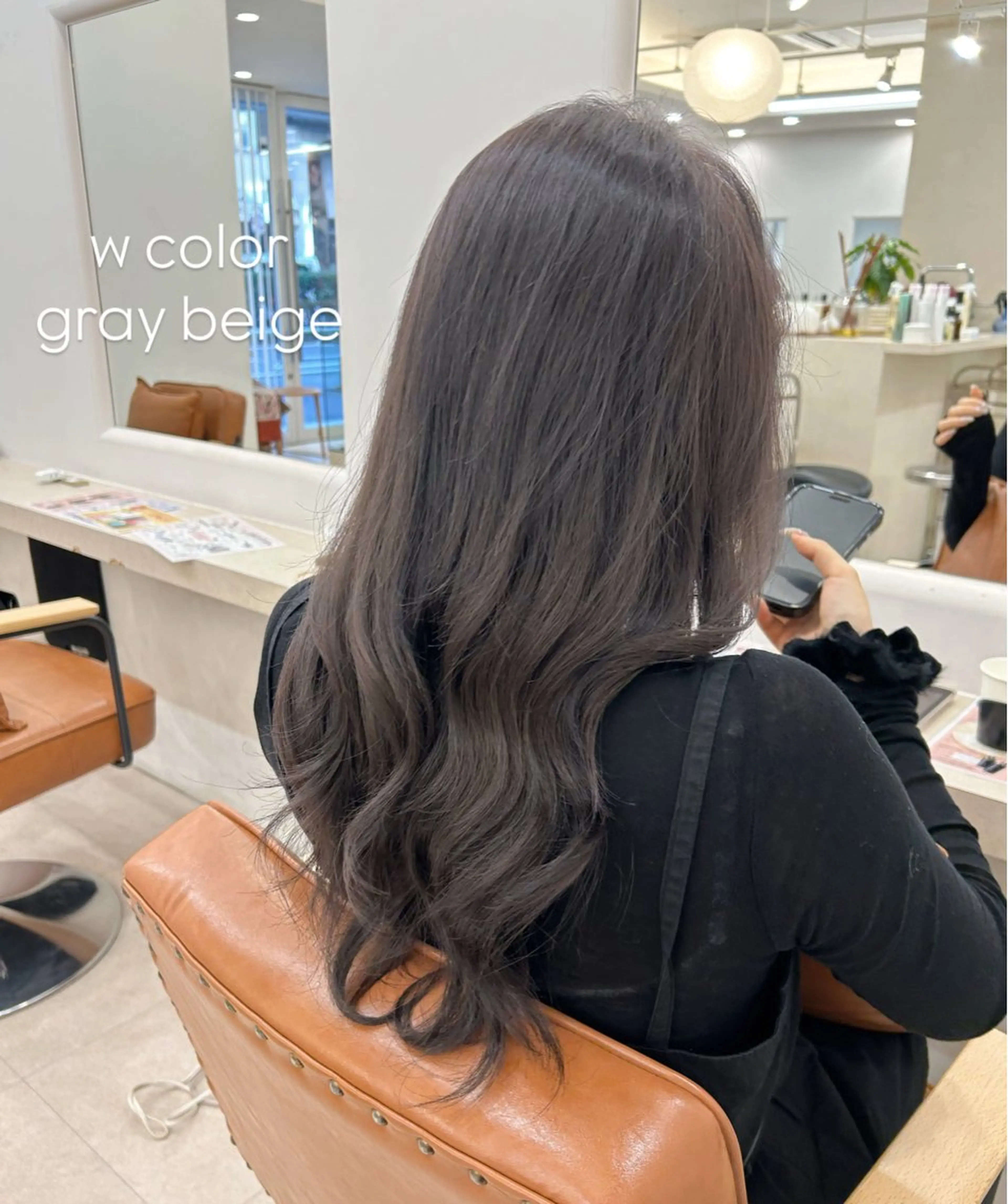 ロング カラー カット ヘアカラー トリートメント 透明感/ベージュ /kazui🐈のヘアスタイル