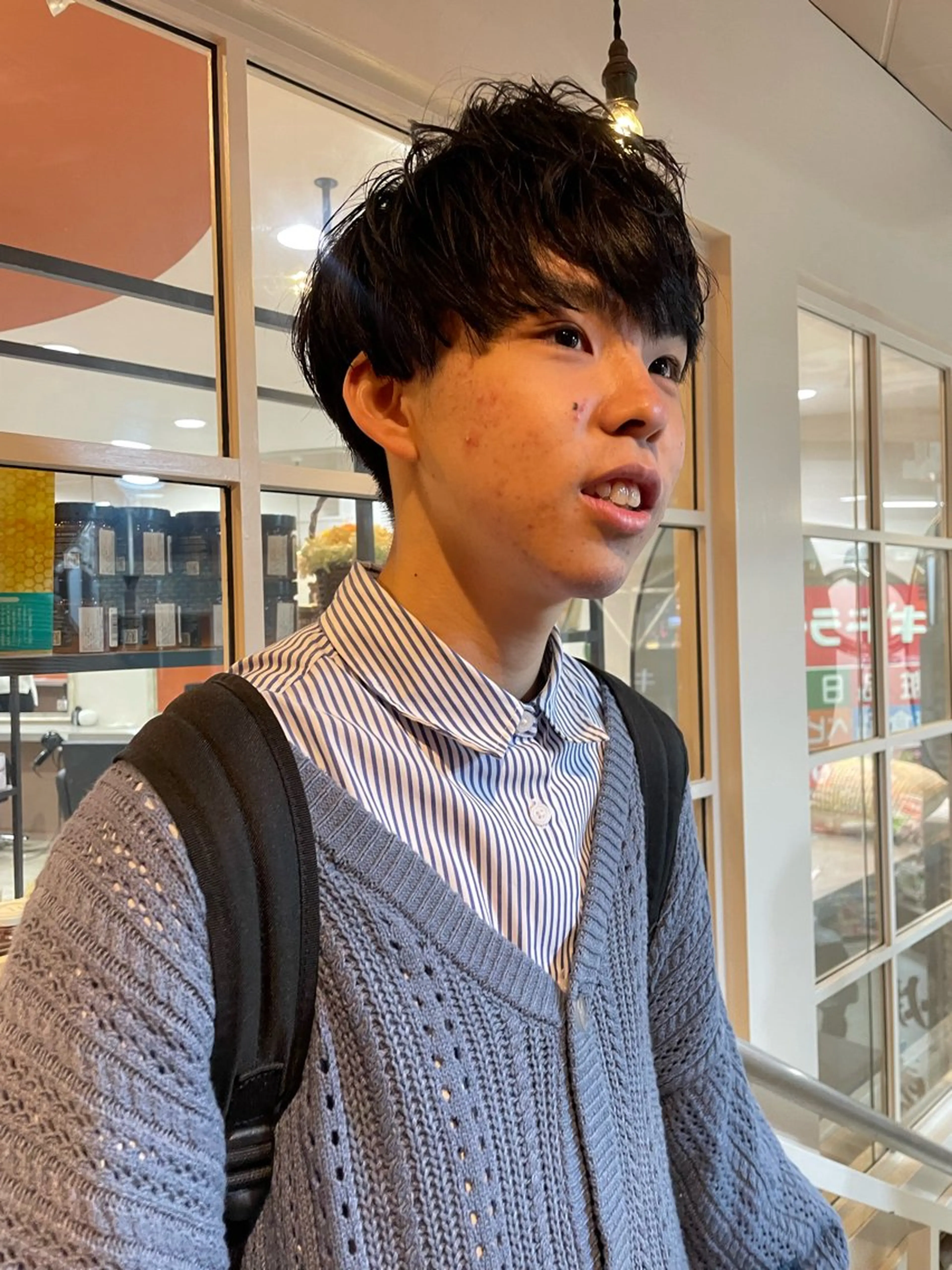 ショート パーマ メンズ 佐藤 永夏のヘアスタイル