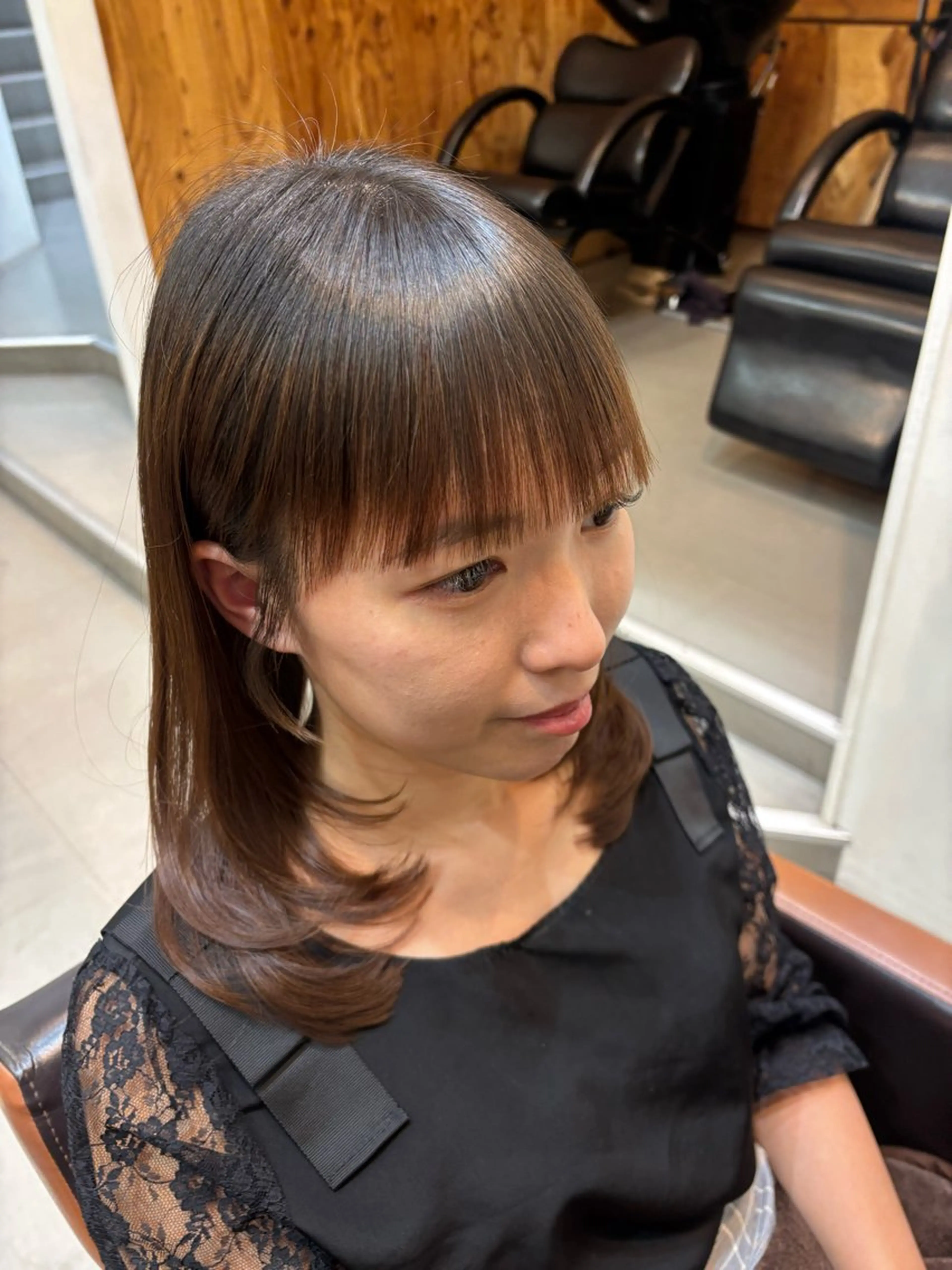 ミディアム Misaki 🍒のヘアスタイル