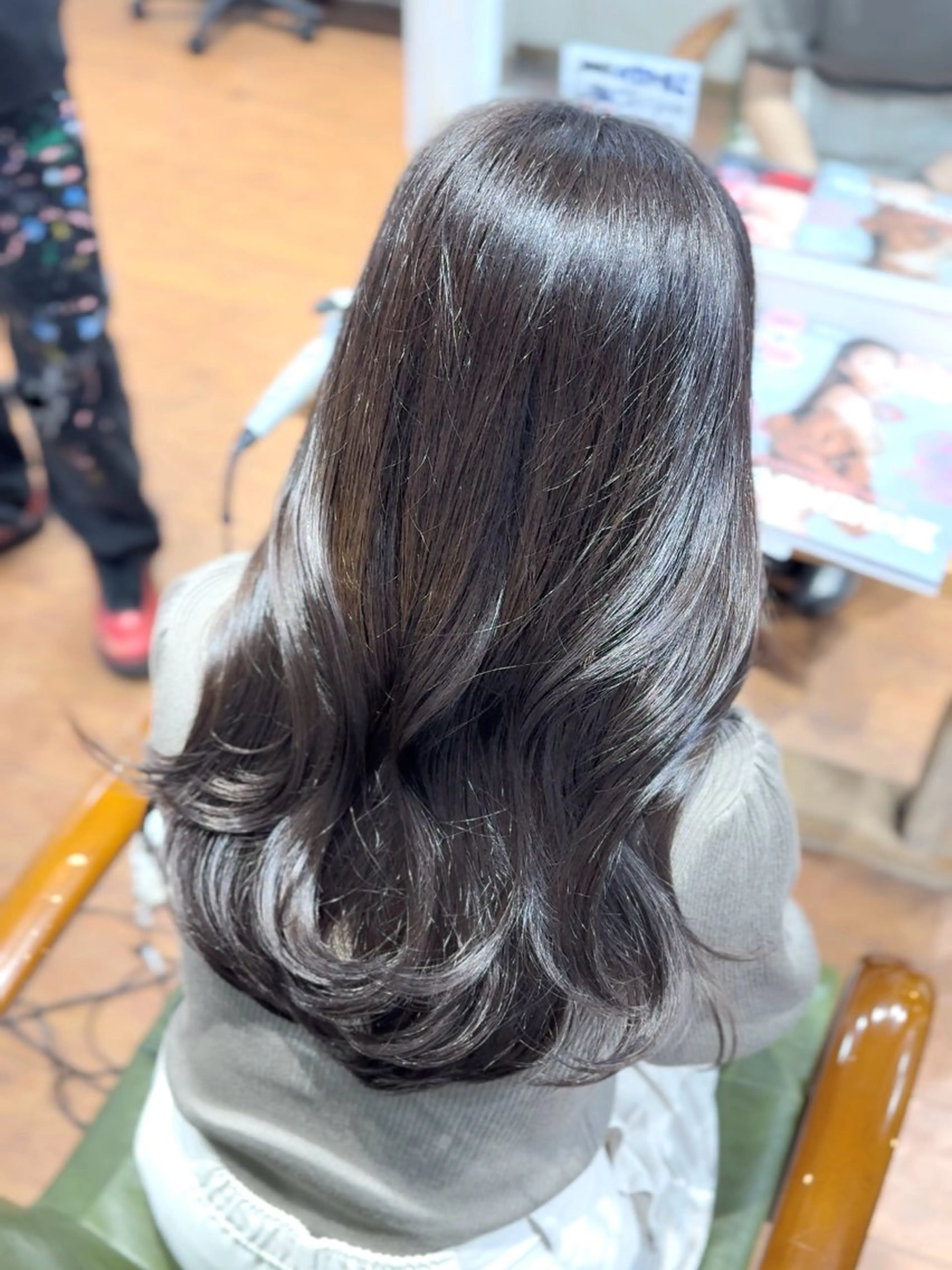 ロング カット ヘアカラー 韓国ヘア特化型美容師 MITSUI🇰🇷のヘアスタイル