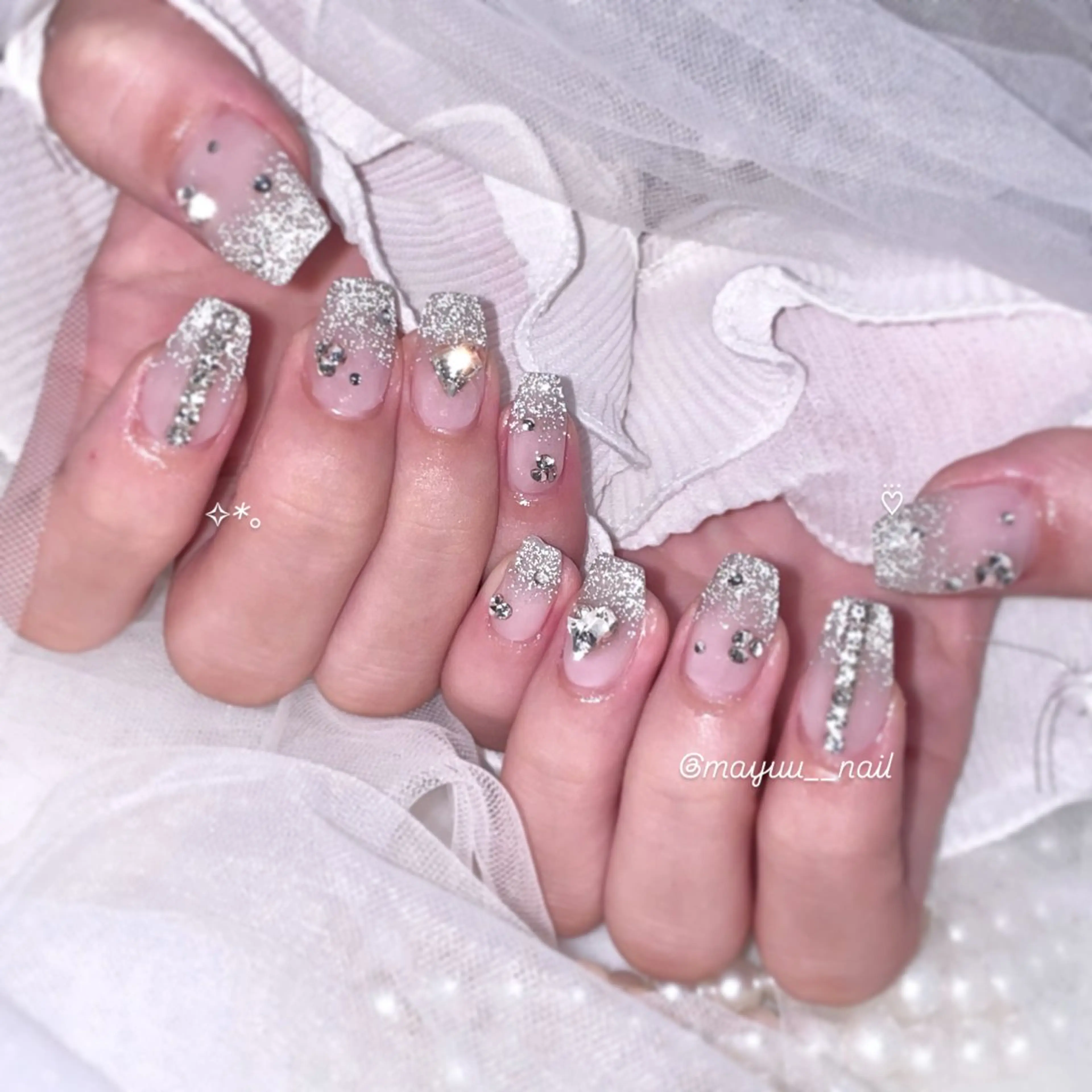 ネイル ハンドネイル 🎀 Mayu 🎀痛ネイルのネイルデザイン