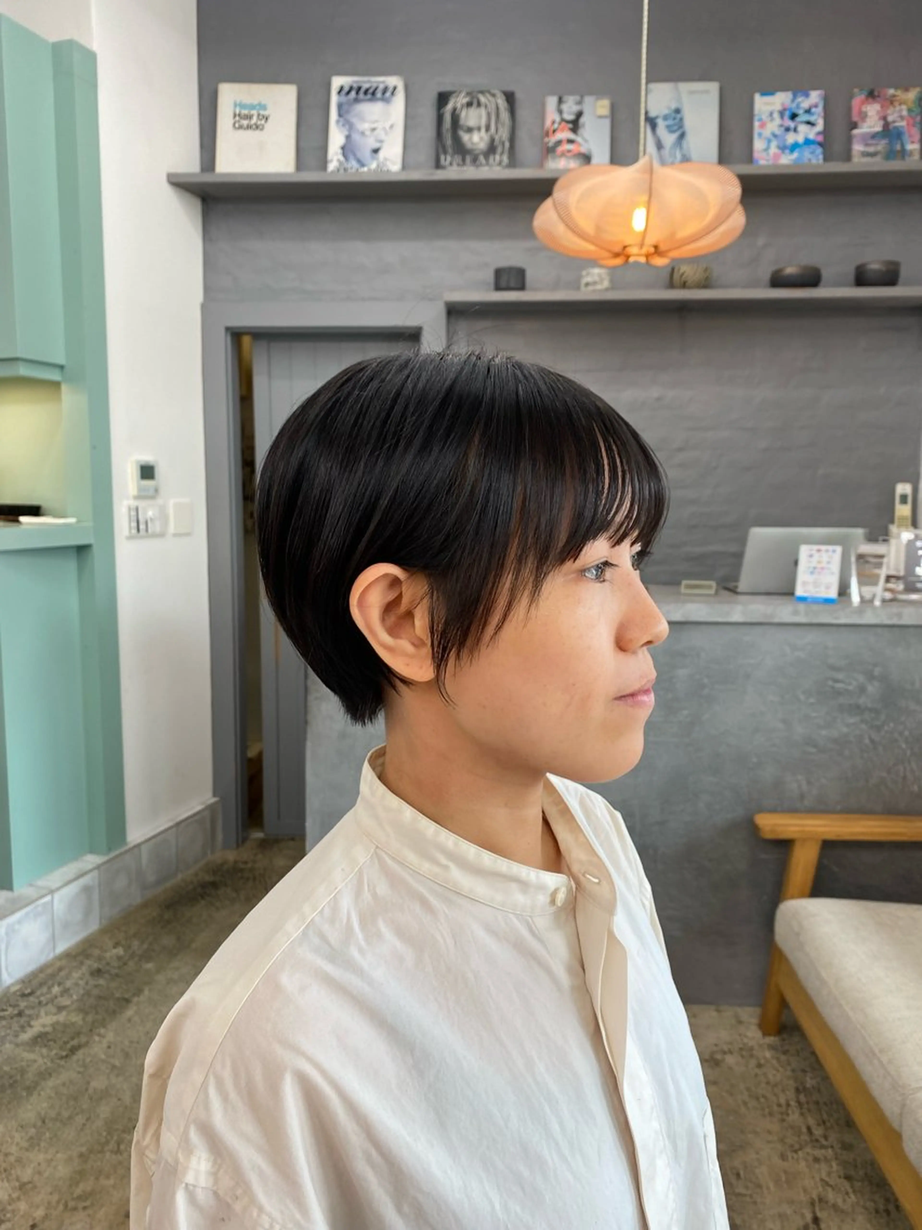 ショート トクザト アイニのヘアスタイル