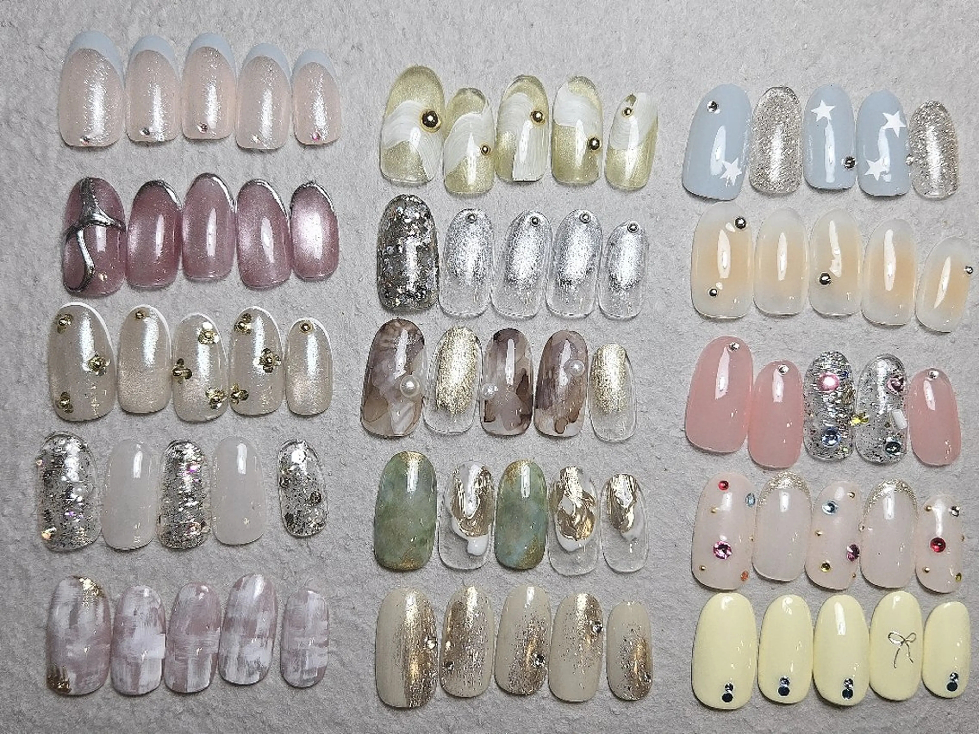 長さだし撮影スカルプネイルモデル6000円の写真