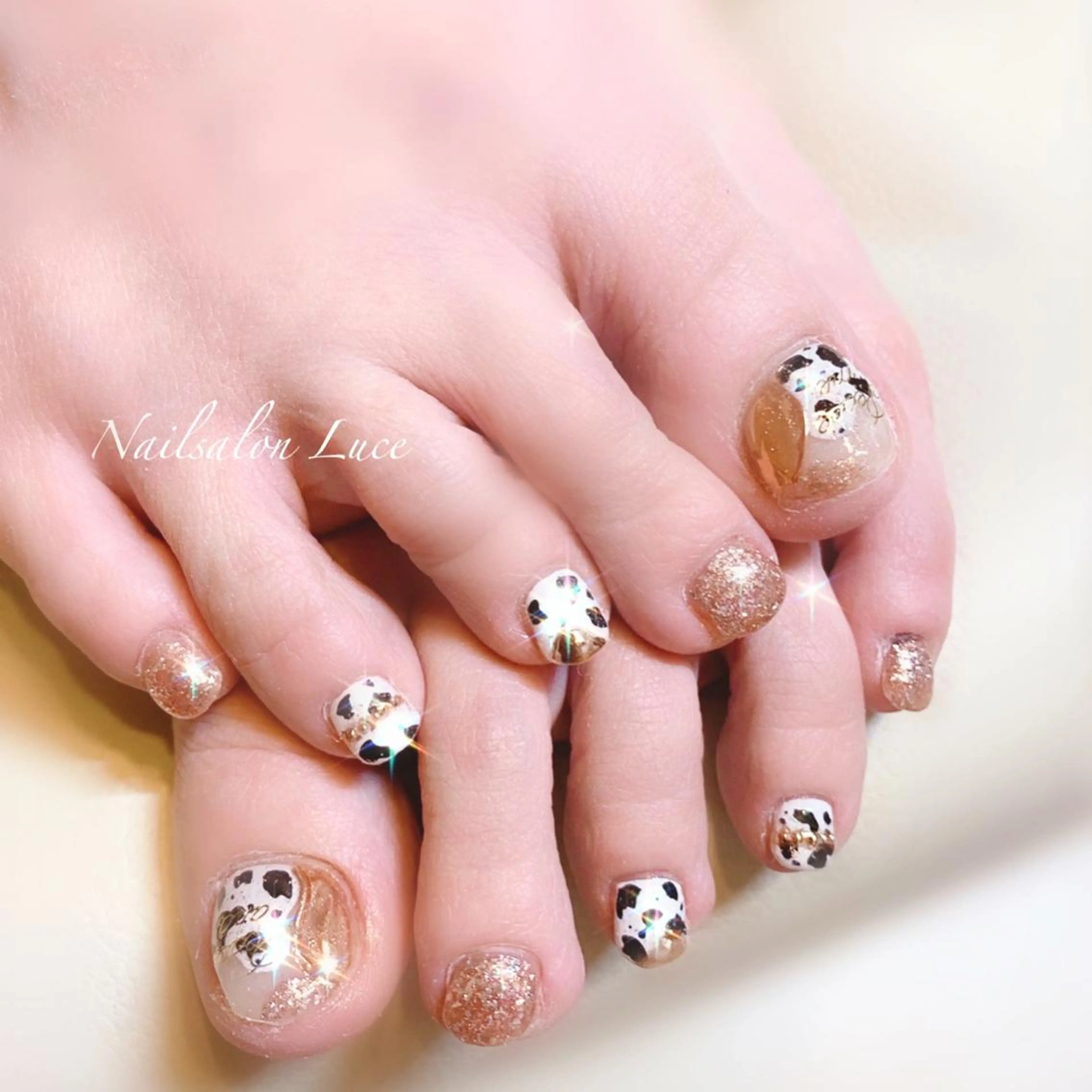 ネイル フットネイル ジェルネイル ワンカラーネイル まつ毛、ネイル& 脱毛サロン　Lのマツエク・マツパデザイン