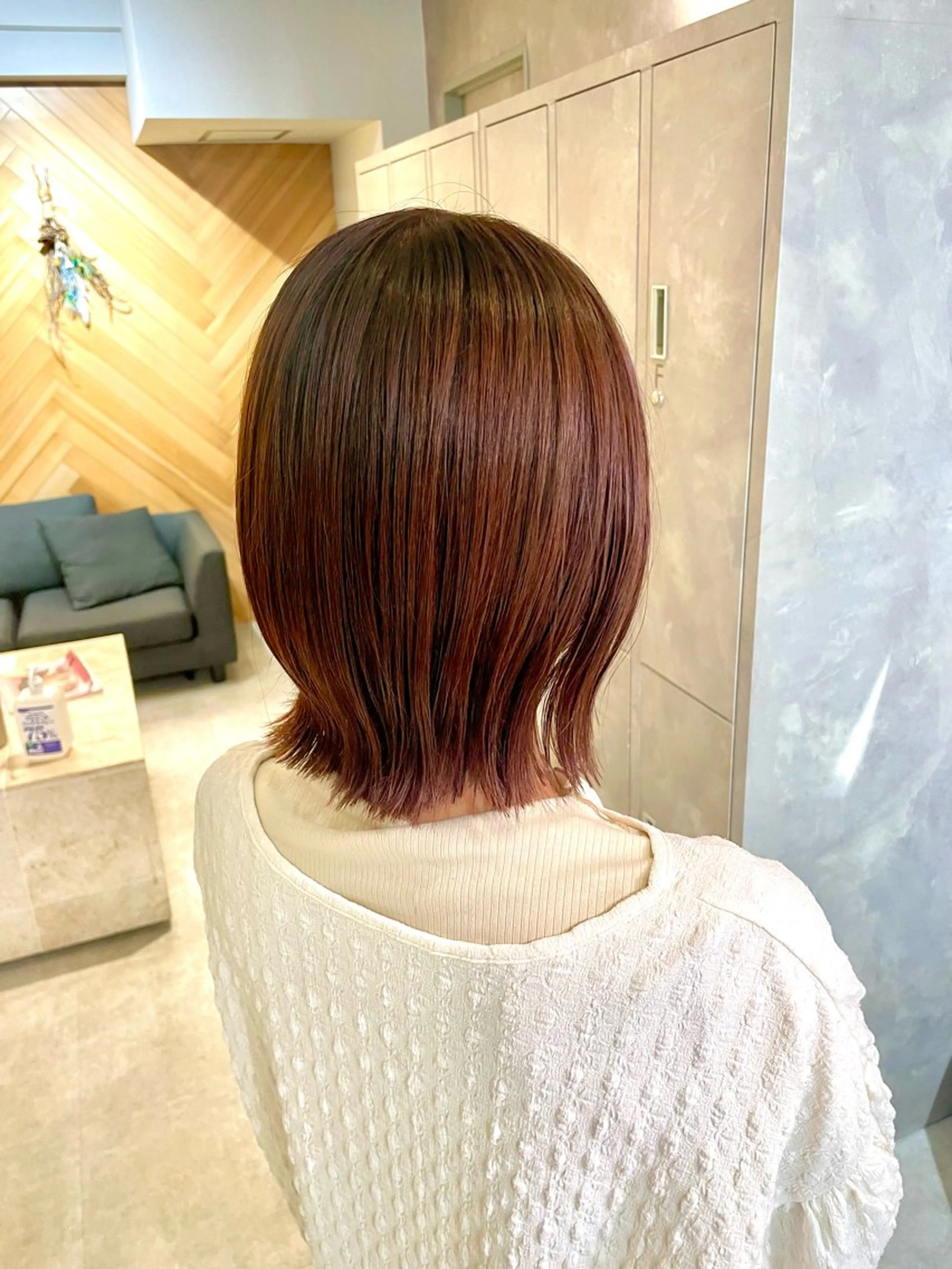 ショート カラー ピンクカラー tocca千葉店 /せりなのヘアスタイル