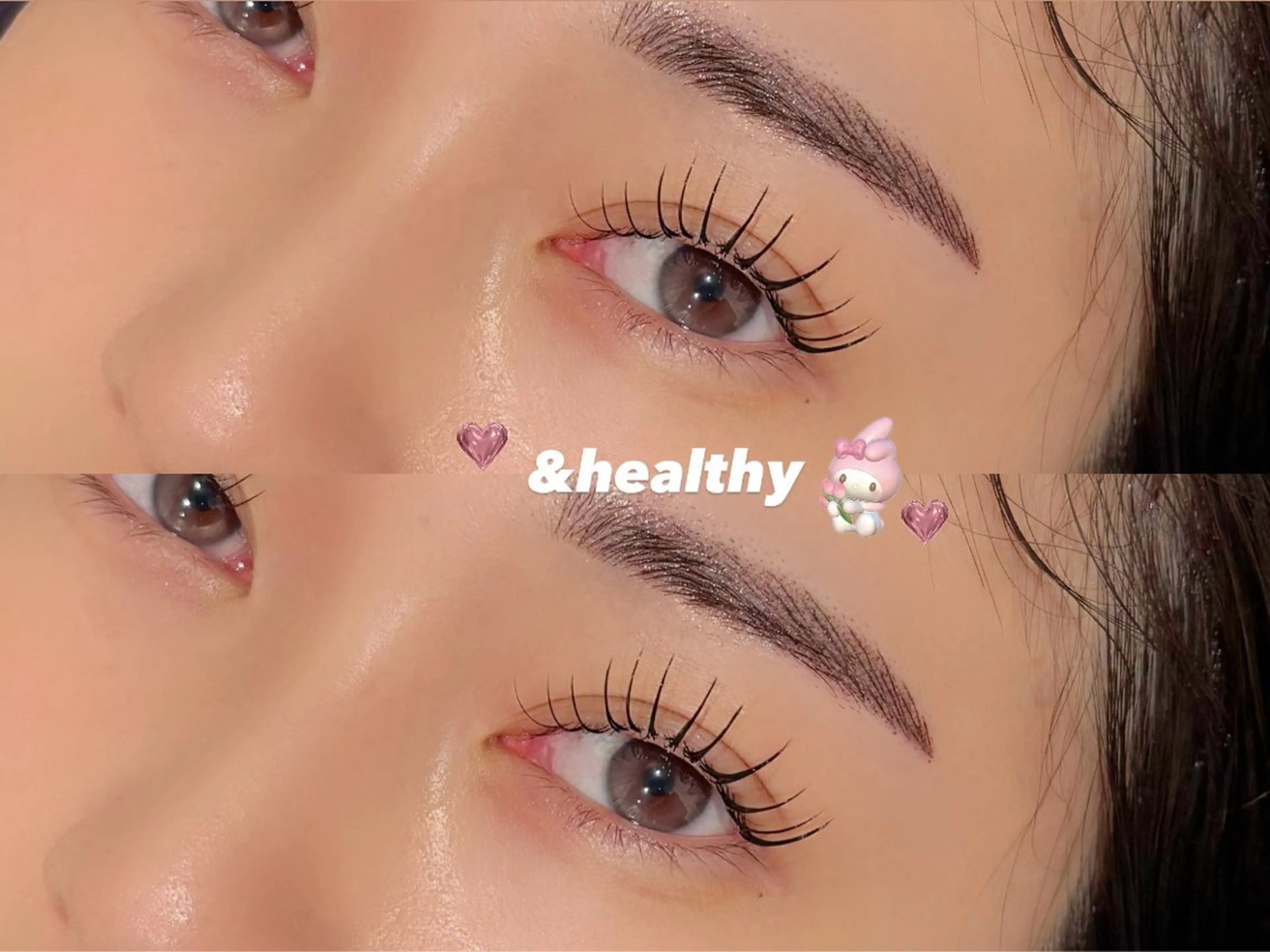 マツエク・マツパ 束感まつ毛 saya｜エクステ ｜アンドヘルシーのマツエク・マツパデザイン