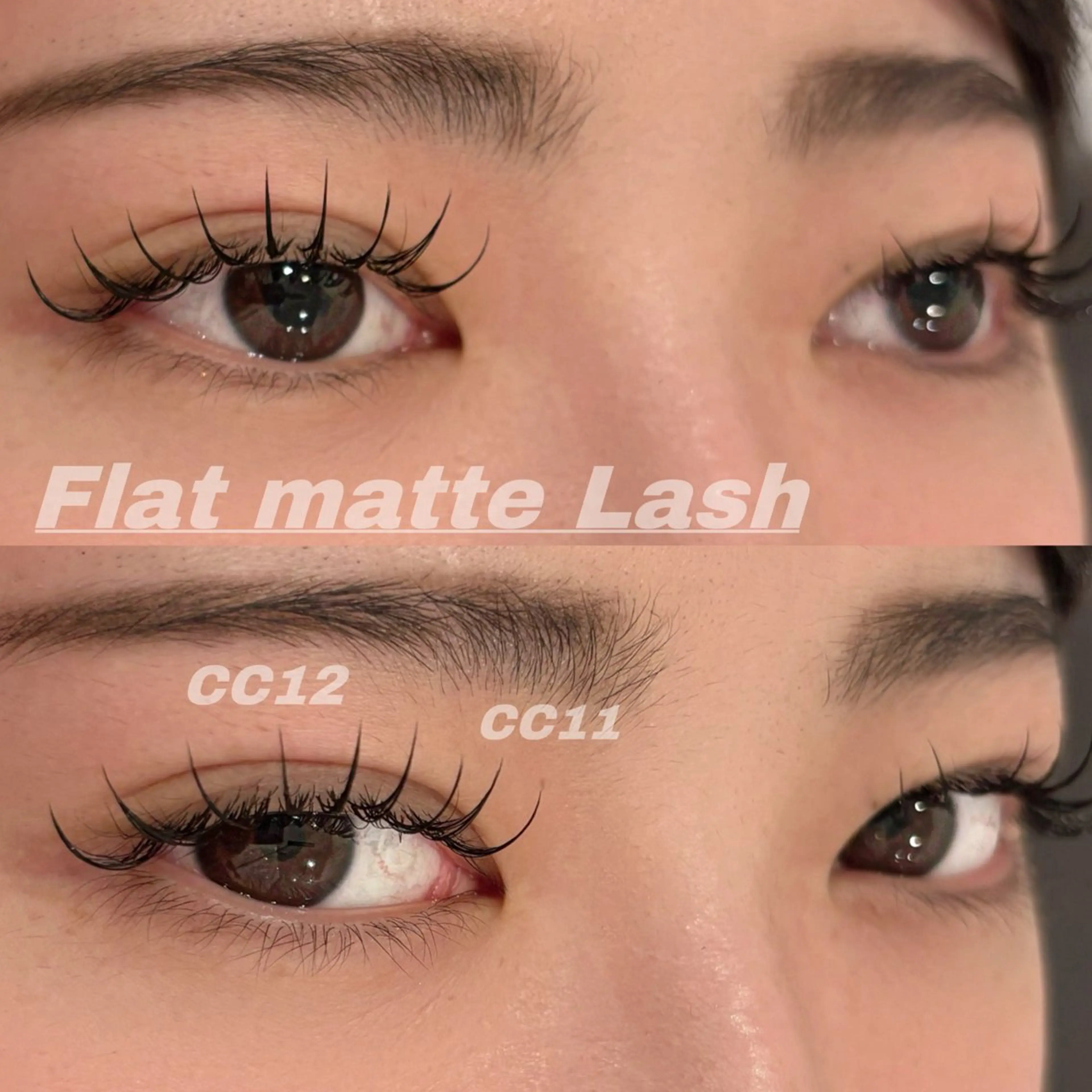 マツエク・マツパ 束感まつ毛 CCカール Cカール フラットラッシュ マツエク Eye ELSA lash栄店の眉毛・アイブロウイメージ
