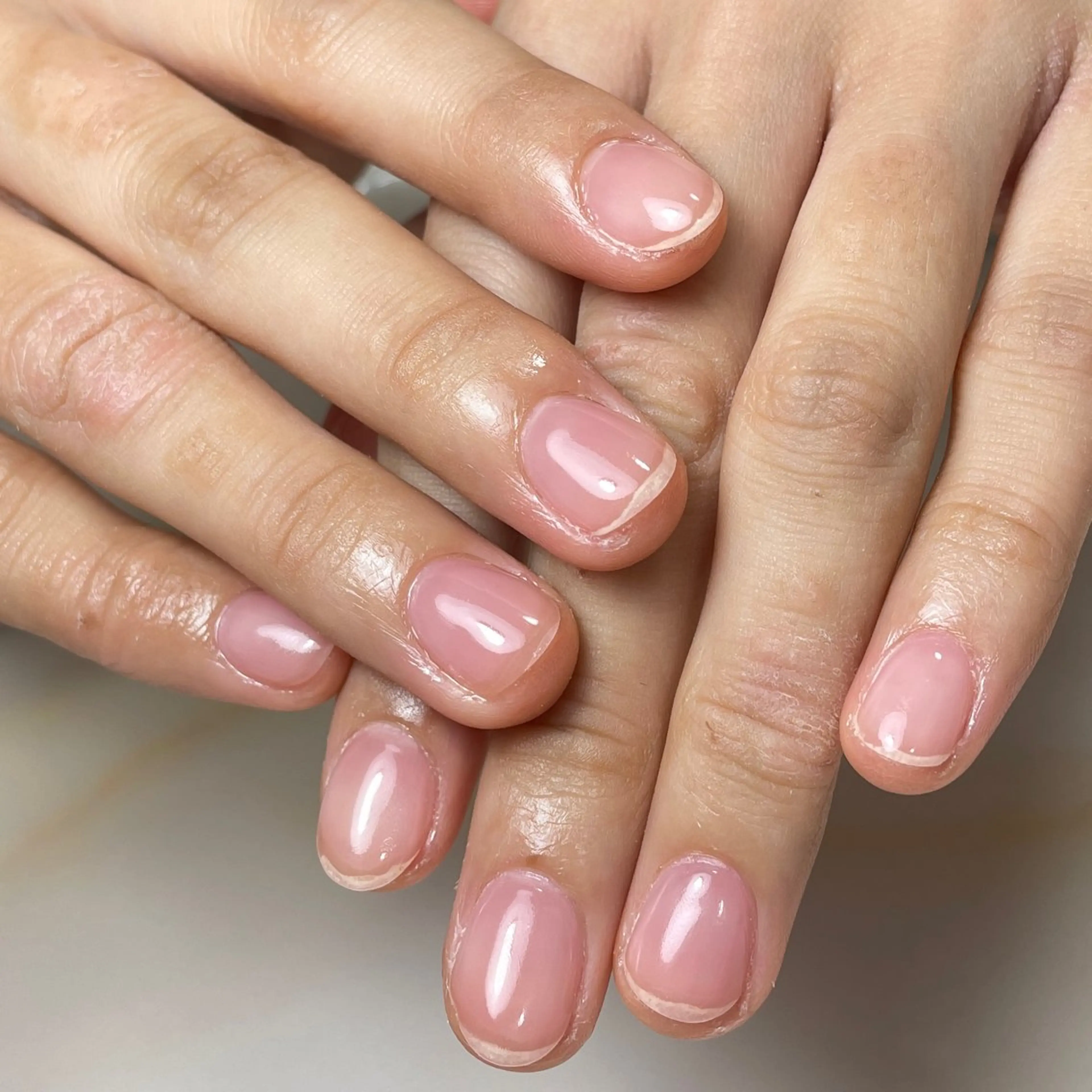 ネイル アートネイル フレンチネイル ジェルネイル グラデーション 韓国ネイル ハンドネイル 久保田 マリコのネイルデザイン