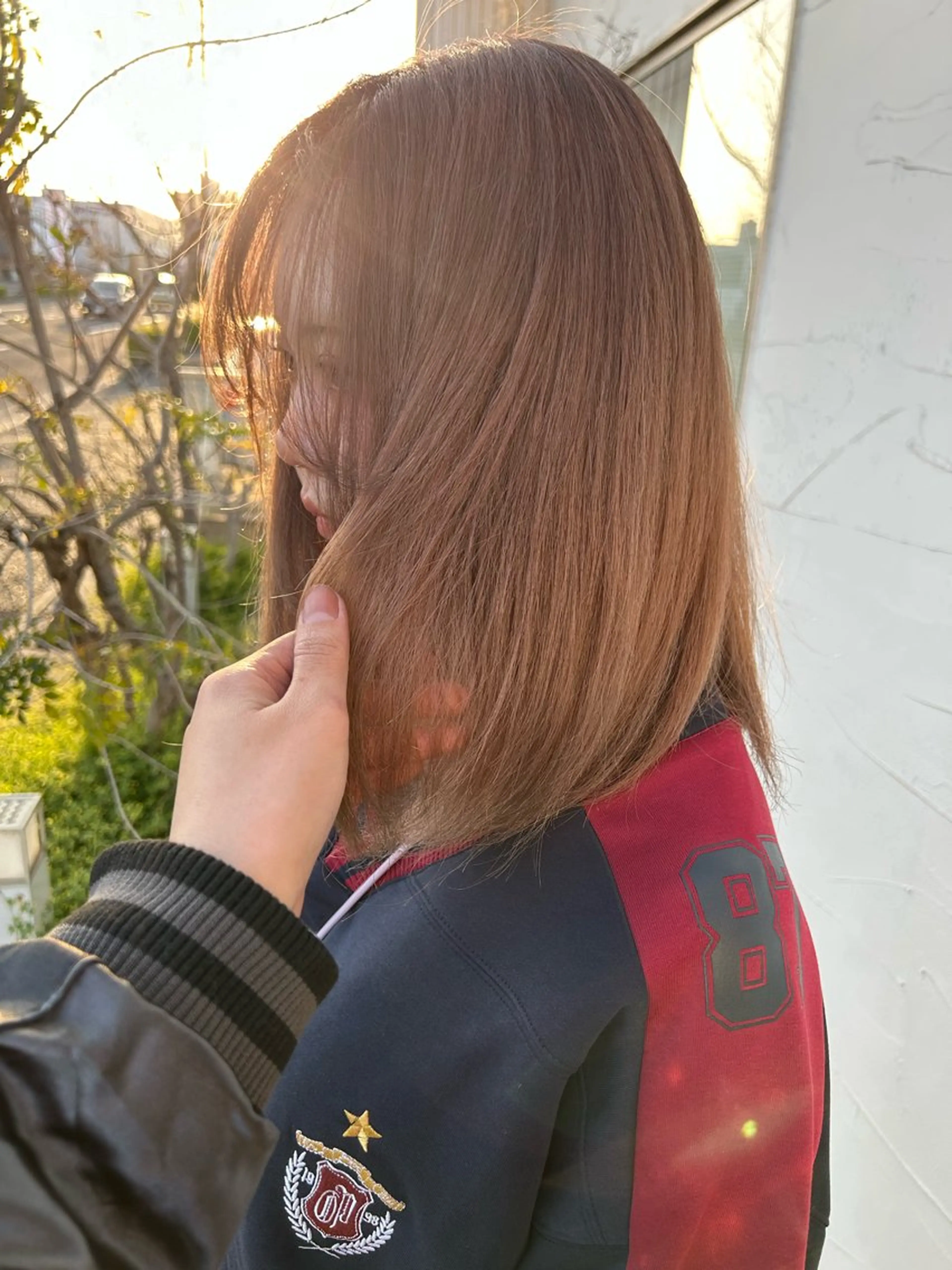 ミディアム 樋富 優香のヘアスタイル