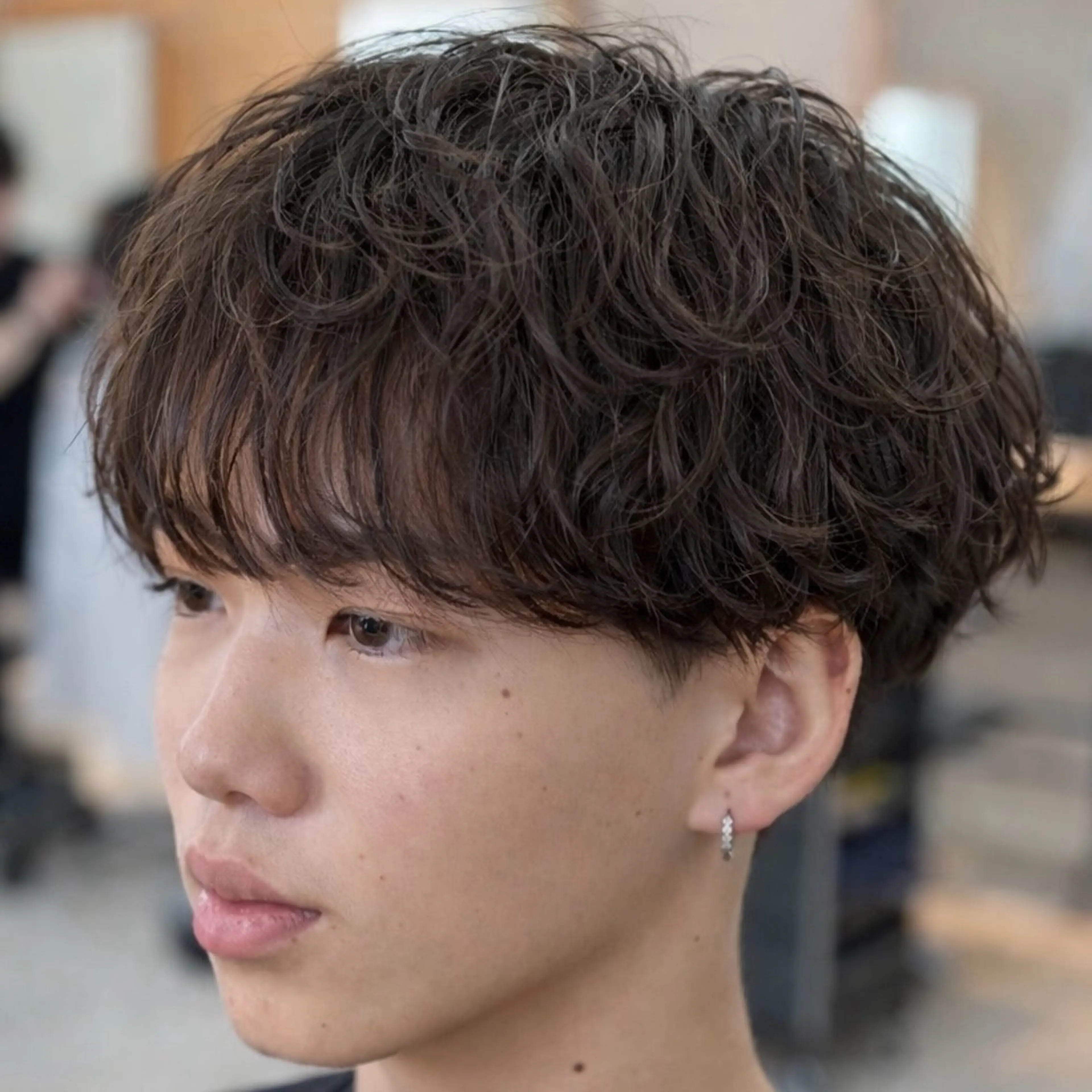 パーマ メンズ マッシュ メンズパーマ 刈り上げ カット パーマ 男の理想を叶える🔥 メンズパーマ特化｜関のヘアスタイル