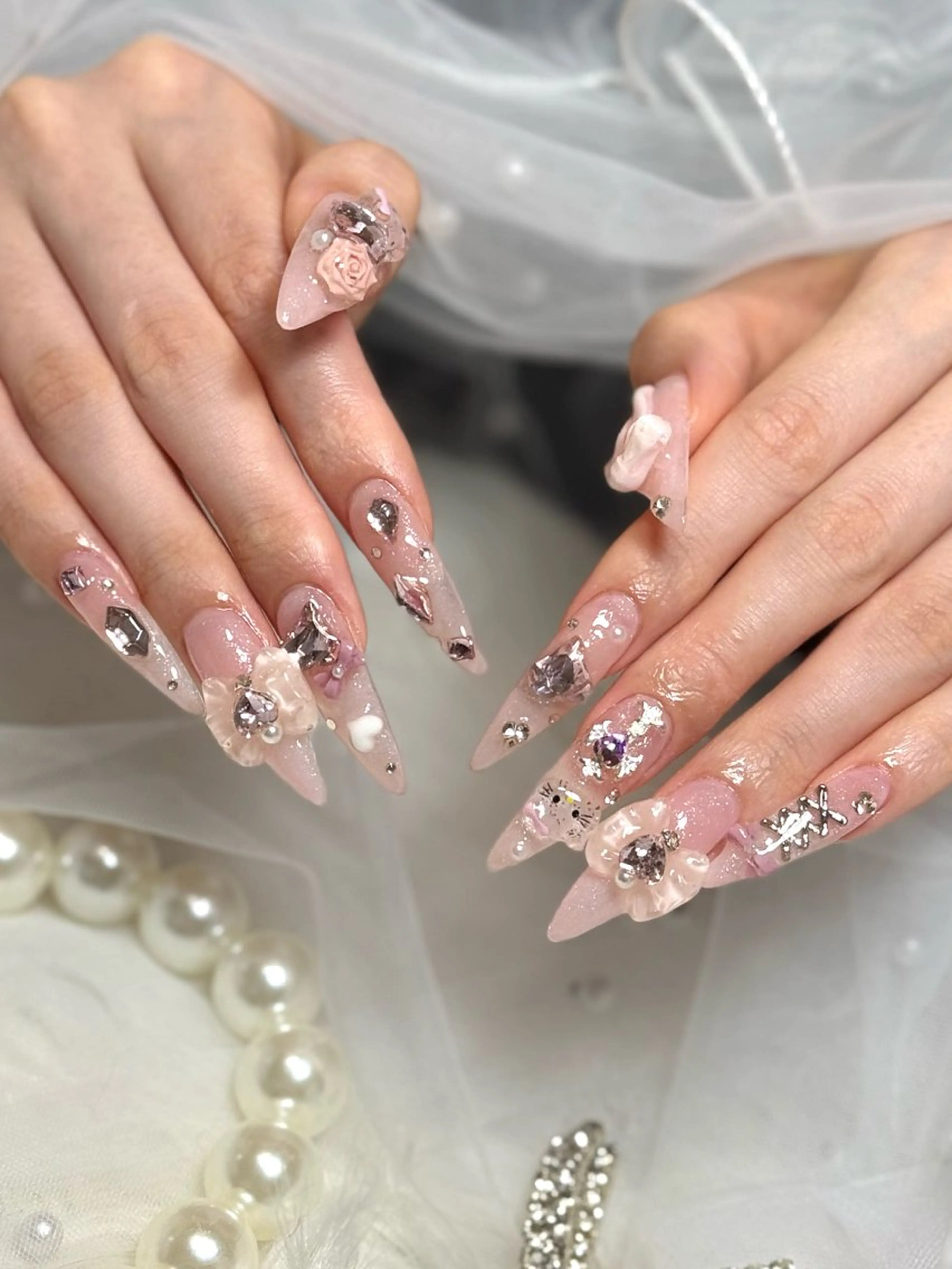 ネイル ハンドネイル salon luge あめ🍬のネイルデザイン