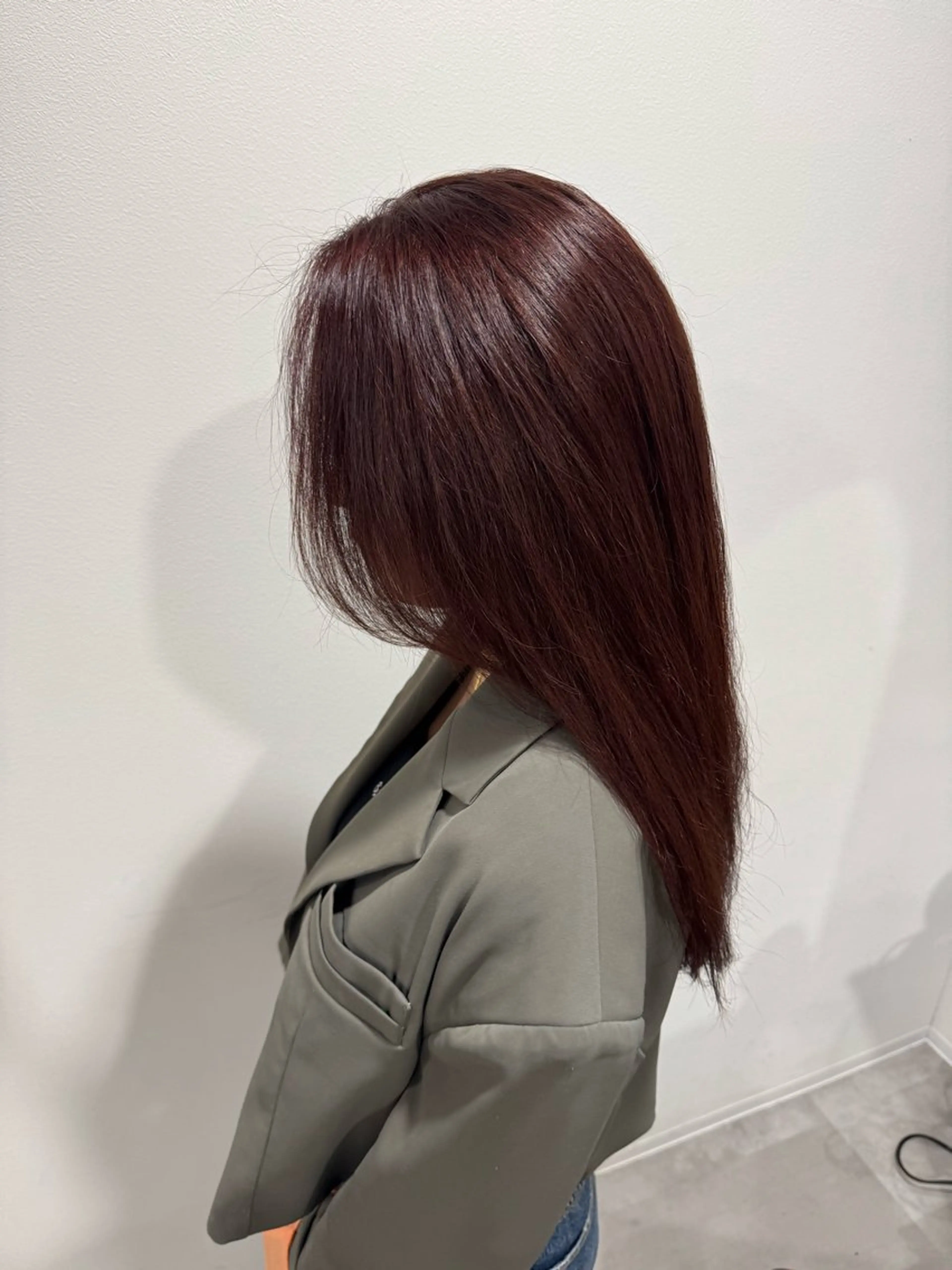 ロング カラー ヘアカラー 平尾/艶カラー/ アッシュ系/中川誠大のヘアスタイル