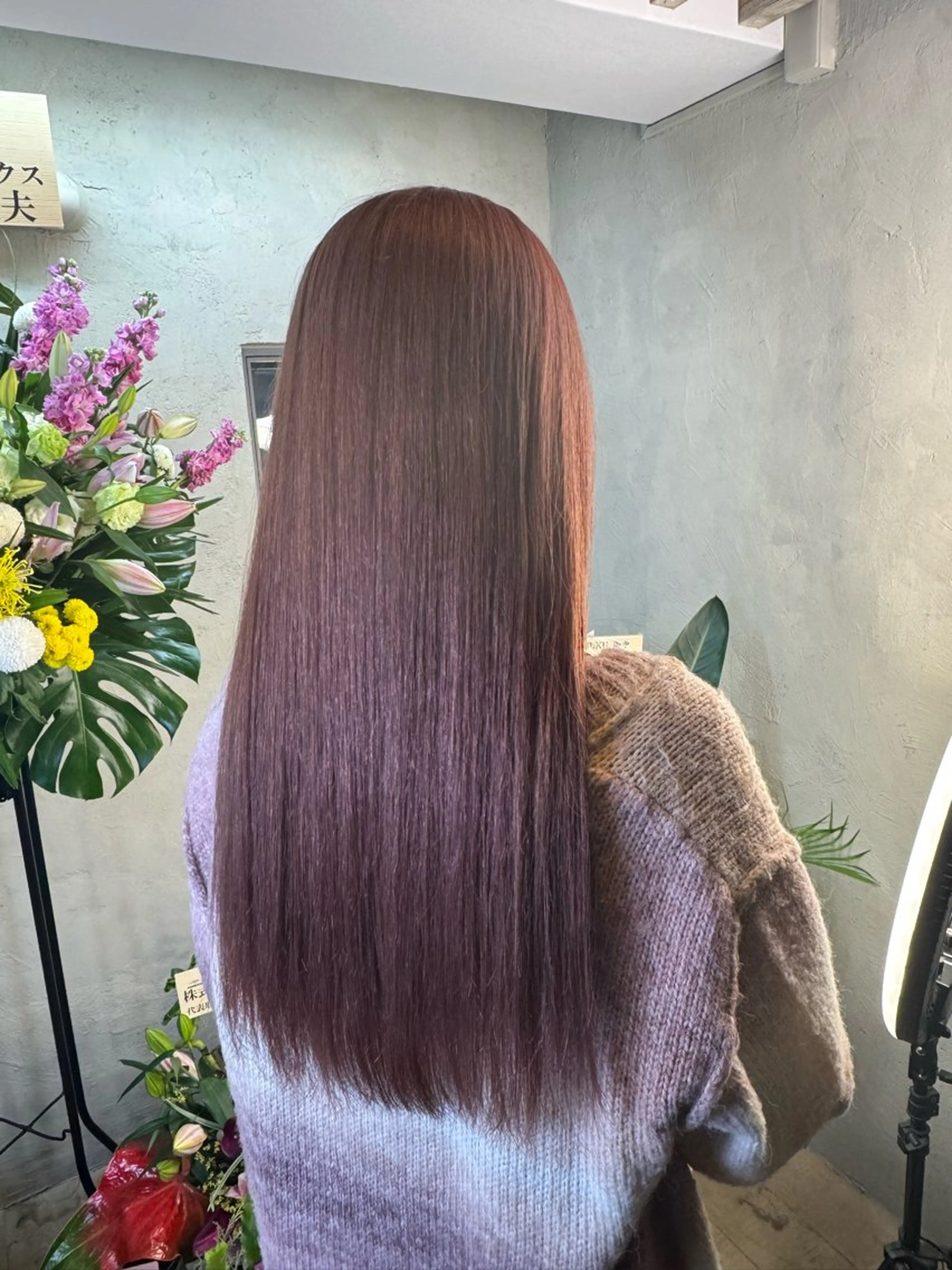 ロング カラー ヘアカラー 🦄垢抜けボブ特化× 暖色カラー未来🦄のヘアスタイル