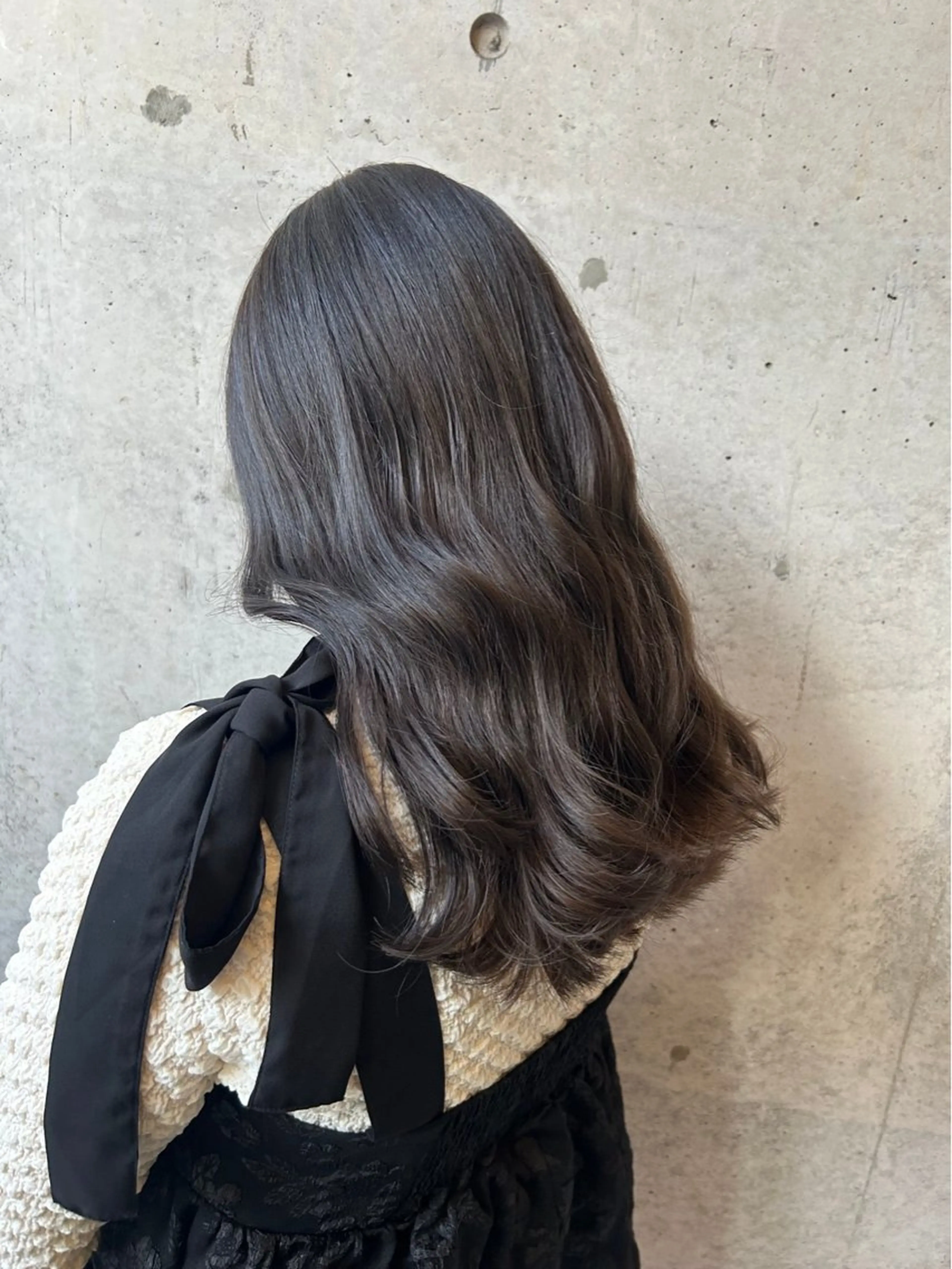 ロング カラー eMuエミュ‪ ¨̮⃝ayakaのヘアスタイル