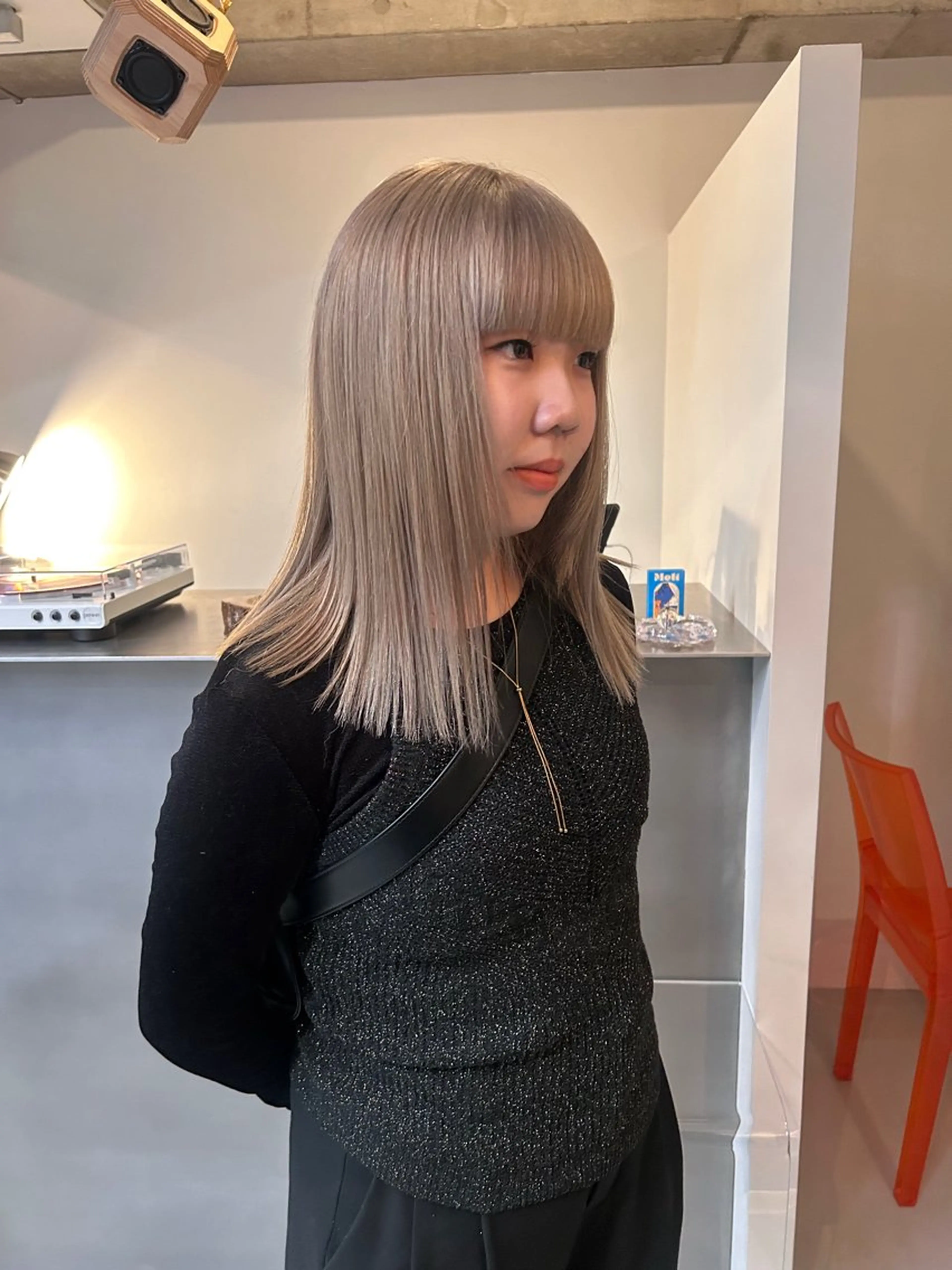 セミロング ヘアカラー モデル募集中🥚福岡 kii anju🐄のヘアスタイル