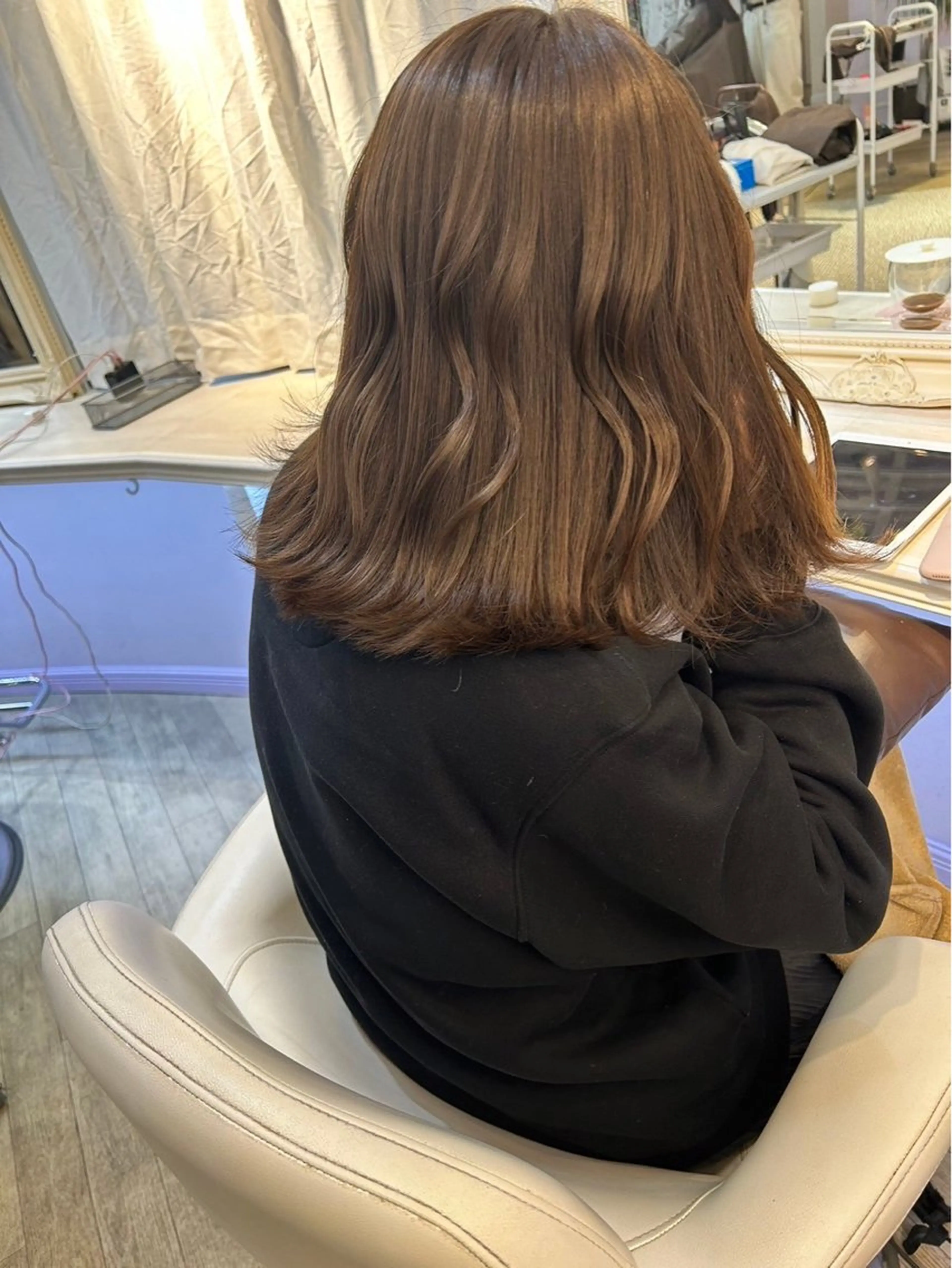 ミディアム カラー 🌟ストレートモデル 募集🌟　あまねのヘアスタイル