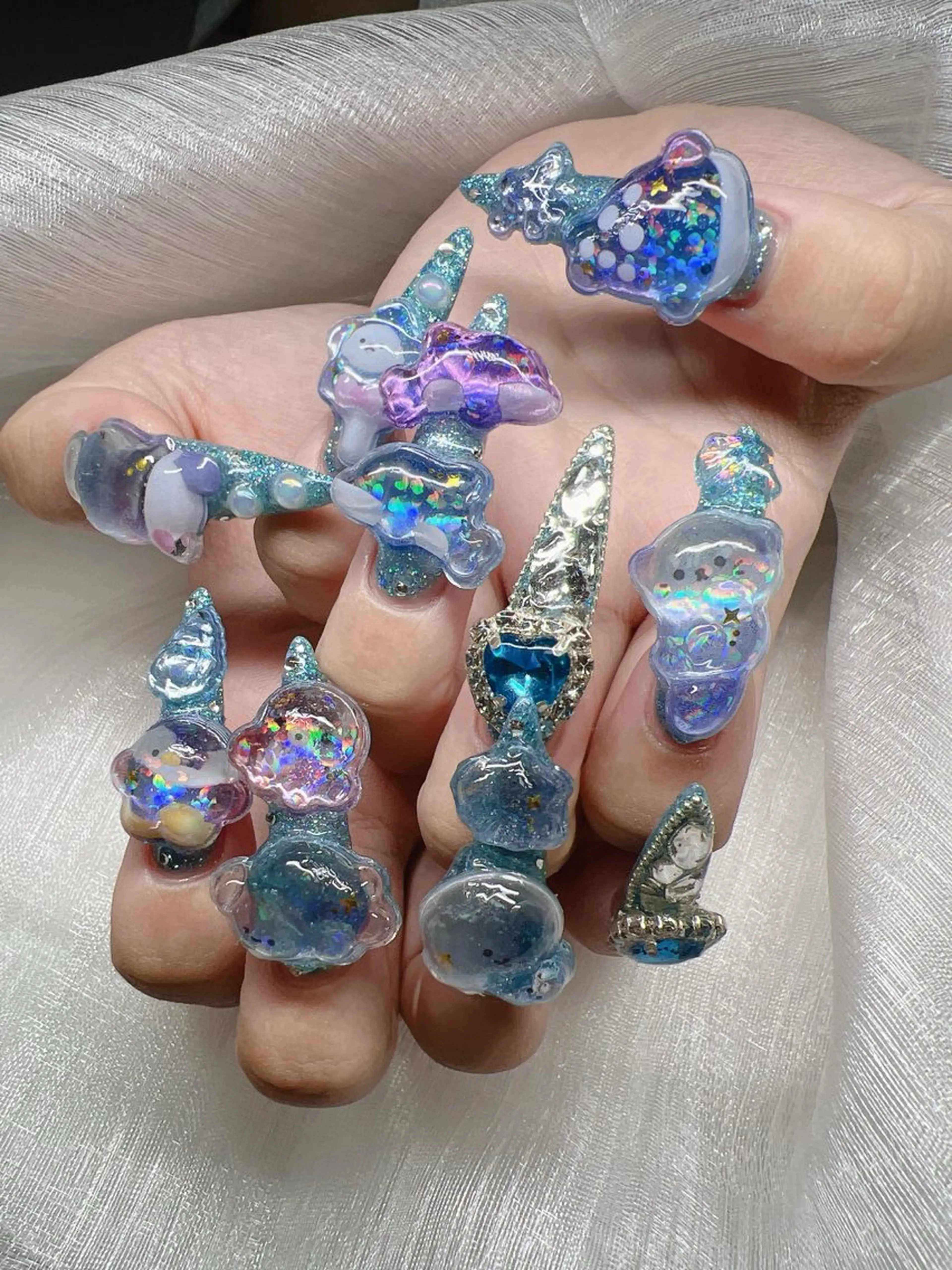 ネイル Lee Nails チップ長さだし専門店のネイルデザイン