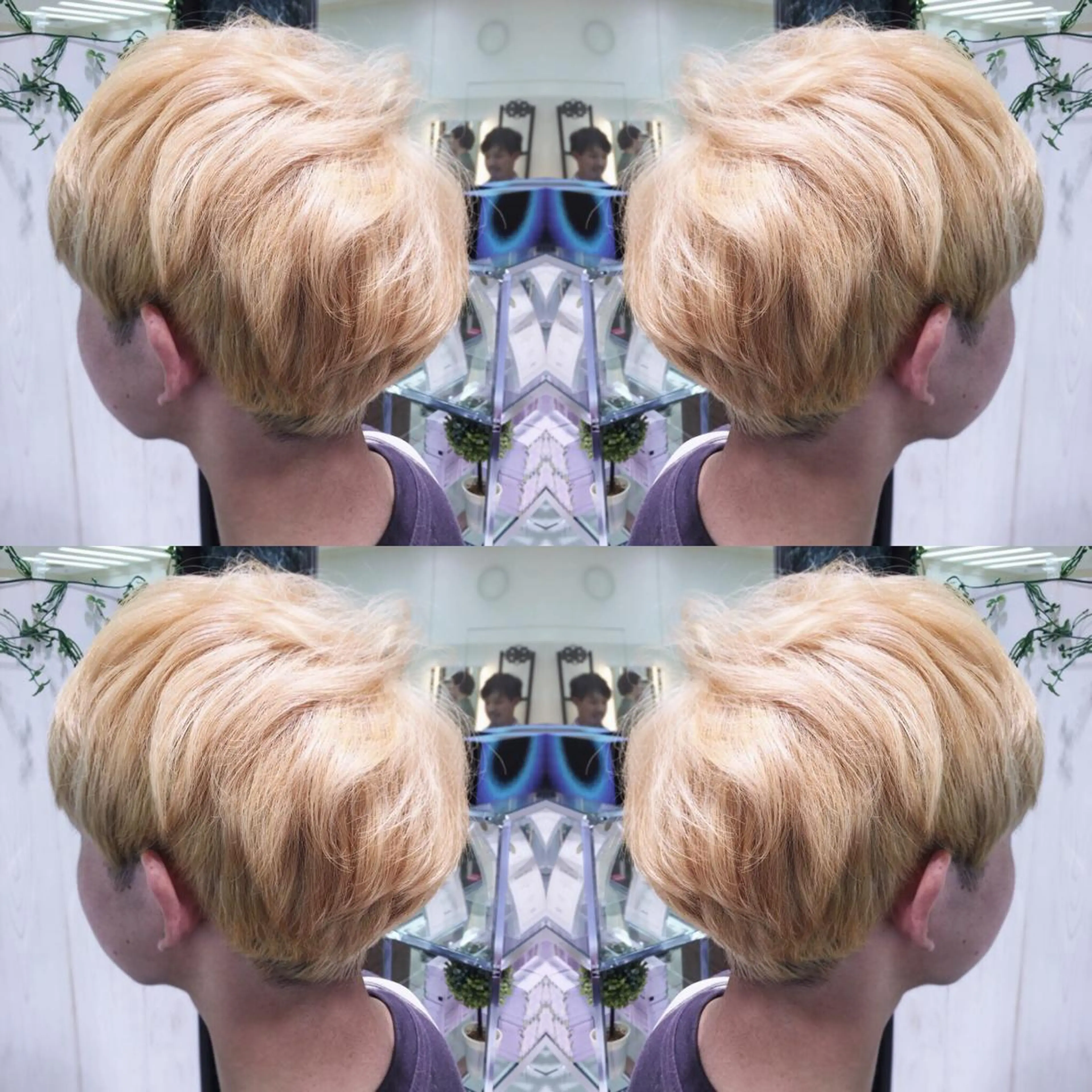 ショート カラー ブリーチ カット ヘアカラー トリートメント N° jillva ♦️川端裕司♦️のヘアスタイル